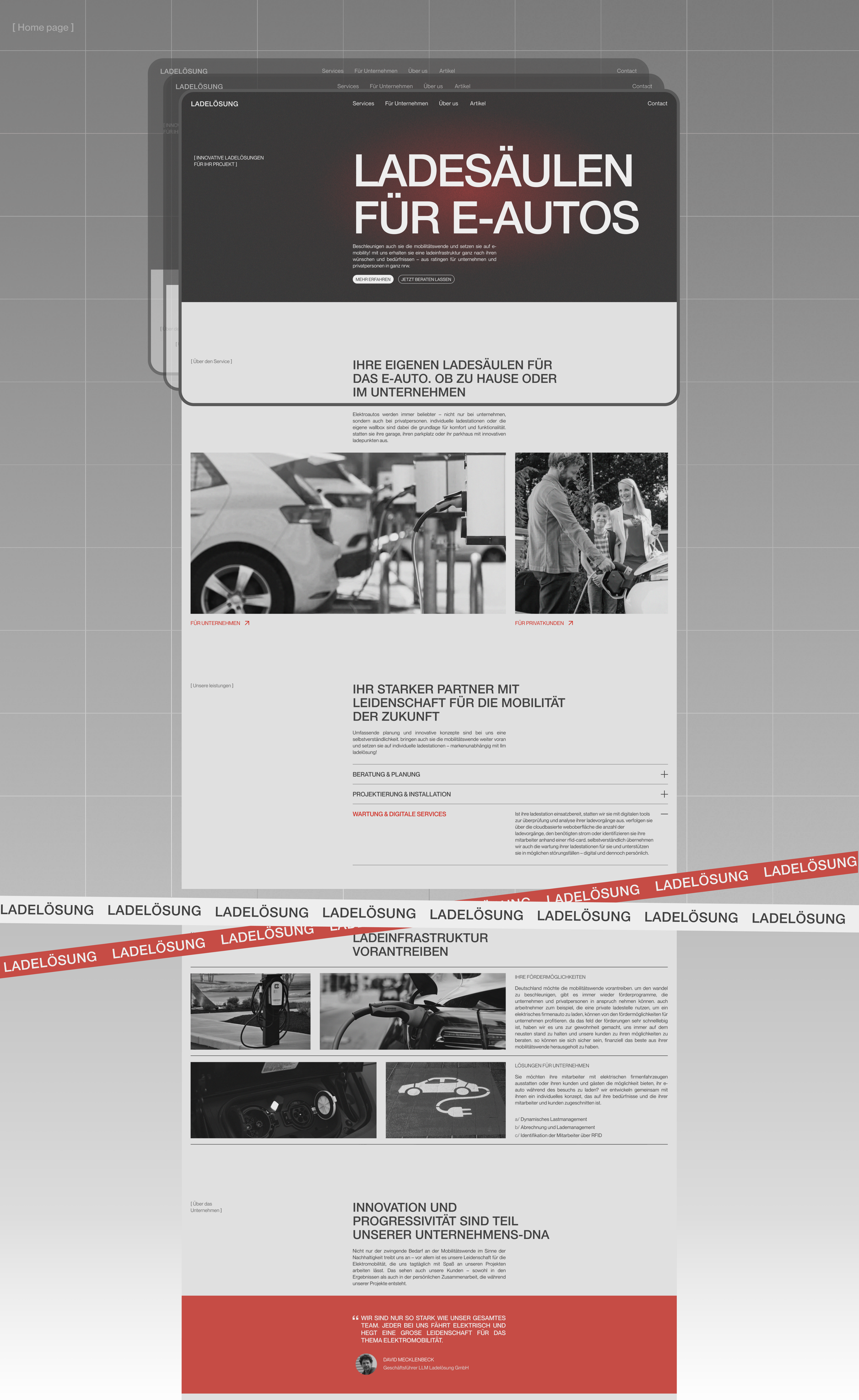 LADELÖSUNG | Corporate Redesign — Изображение №2 — Интерфейсы, Графика на Dprofile