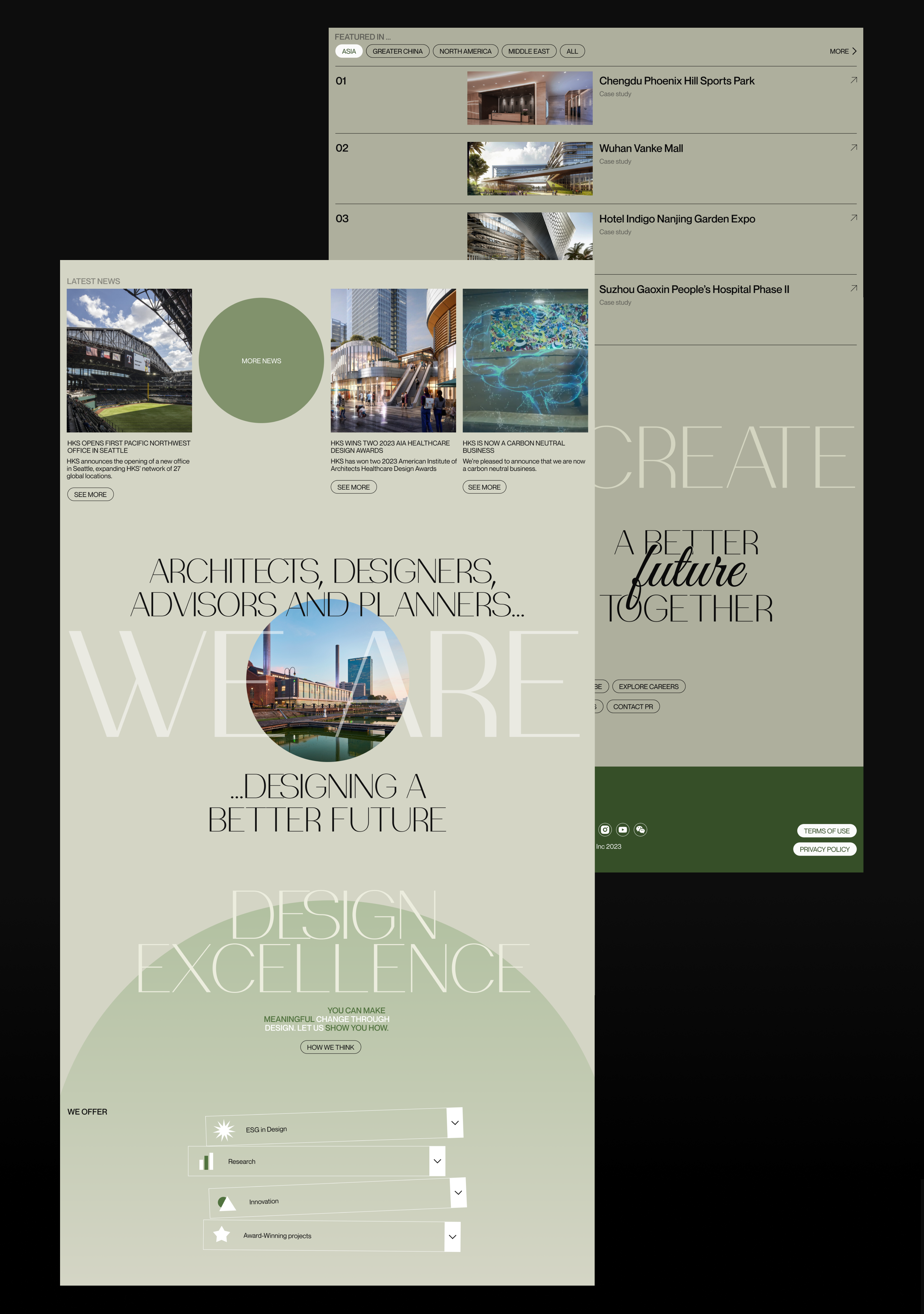 HKS: Architectural Studio — Изображение №3 — Интерфейсы, Графика на Dprofile