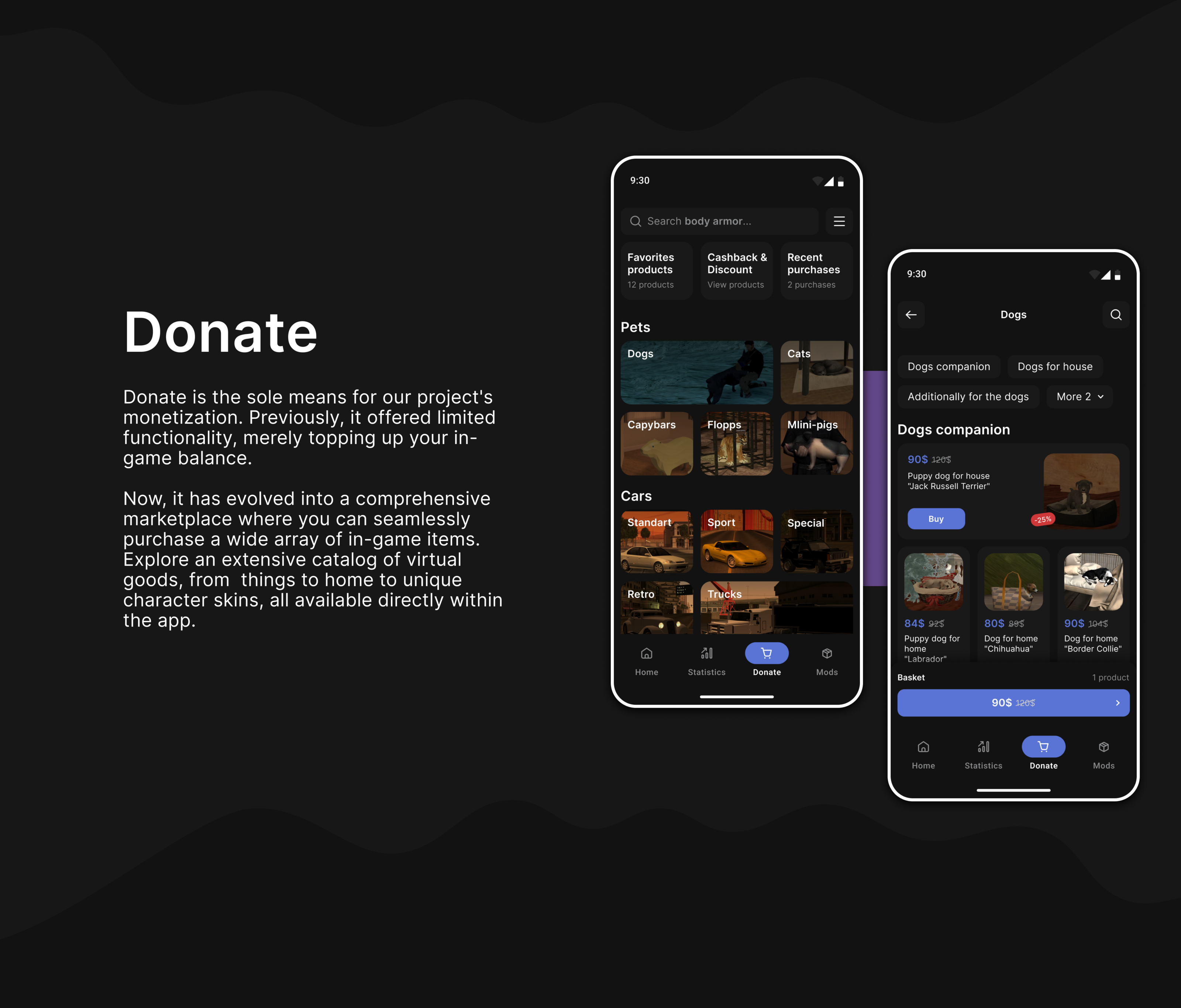 Fierro — samp mobile game launcher — Изображение №10 — Интерфейсы на Dprofile