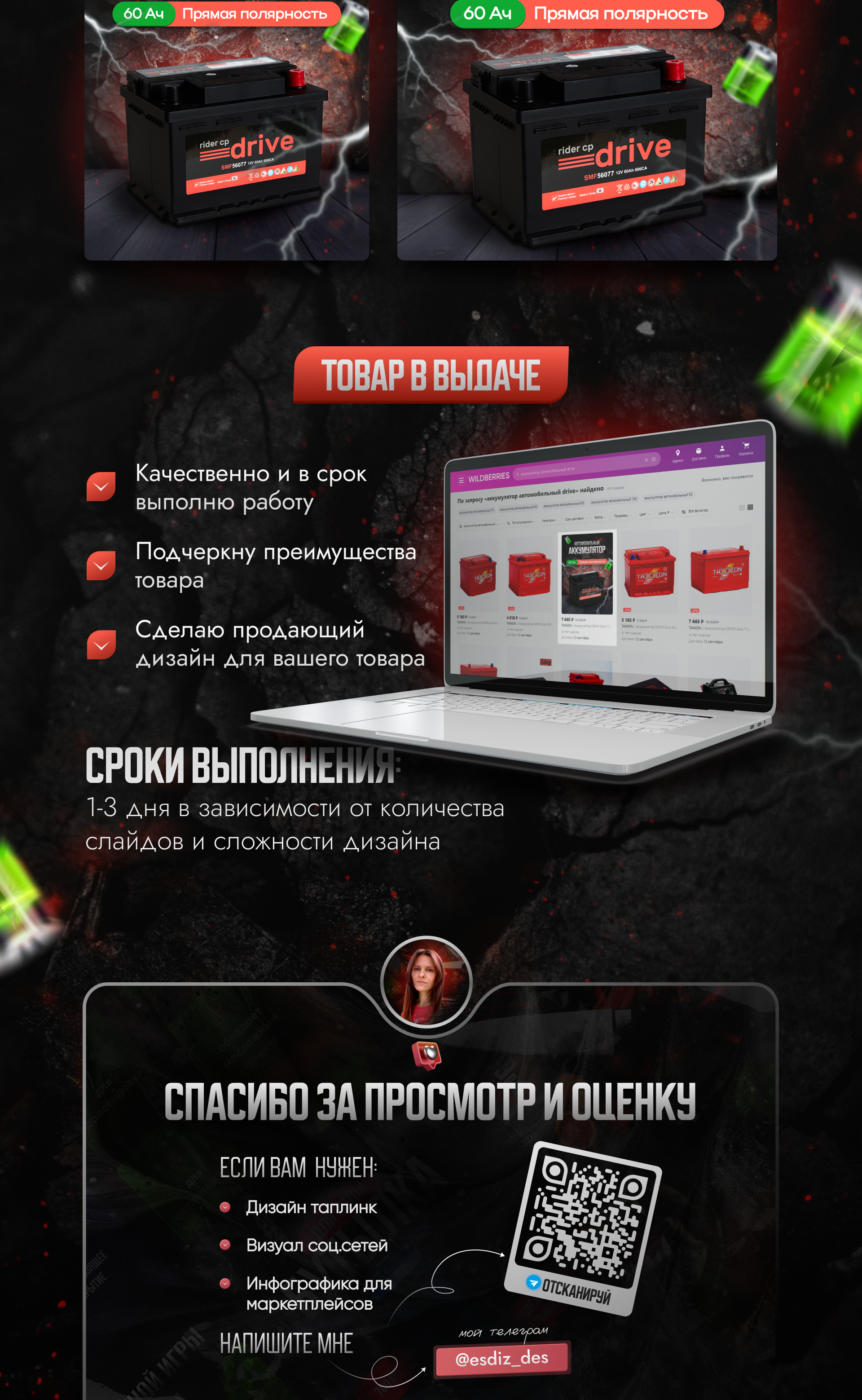 Инфографика Карточка товара Автотовары — Изображение №2 — Графика на Dprofile
