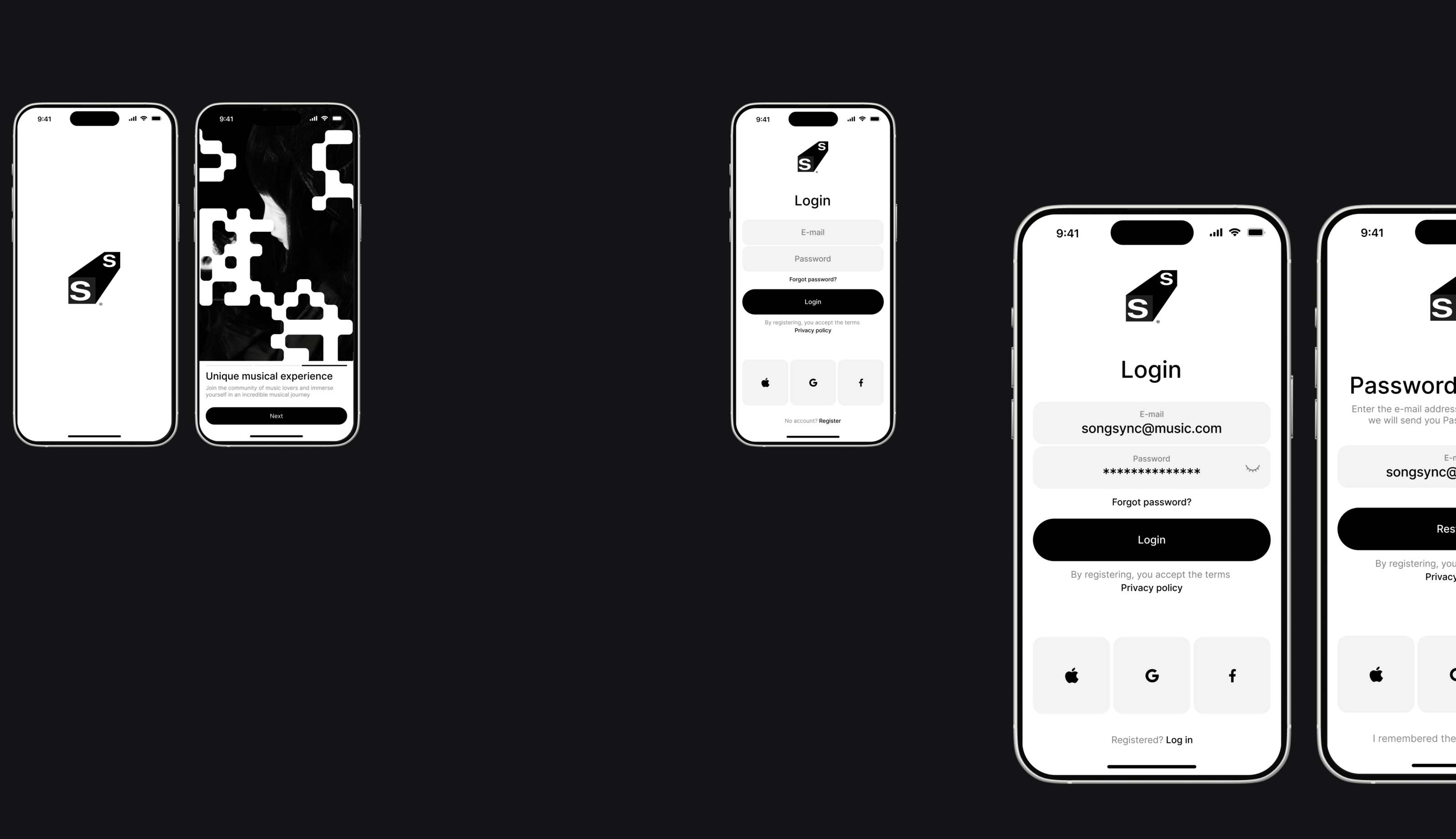 SONGSYNC | Mobile App — Изображение №3 — Интерфейсы на Dprofile