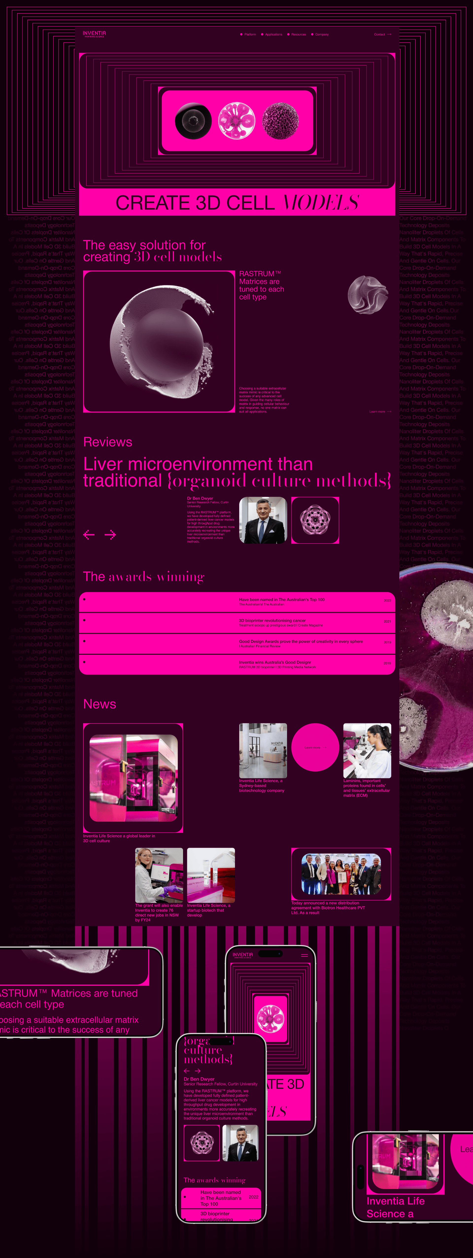Neurobioloia | Corporate Site Redesign. — Изображение №2 — Интерфейсы, Брендинг на Dprofile