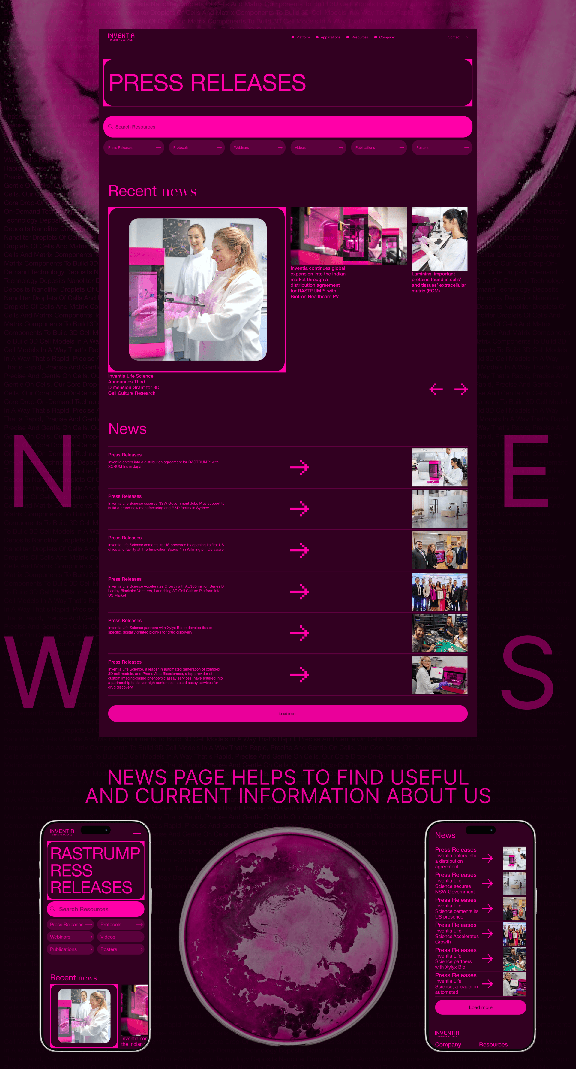 Neurobioloia | Corporate Site Redesign. — Изображение №7 — Интерфейсы, Брендинг на Dprofile