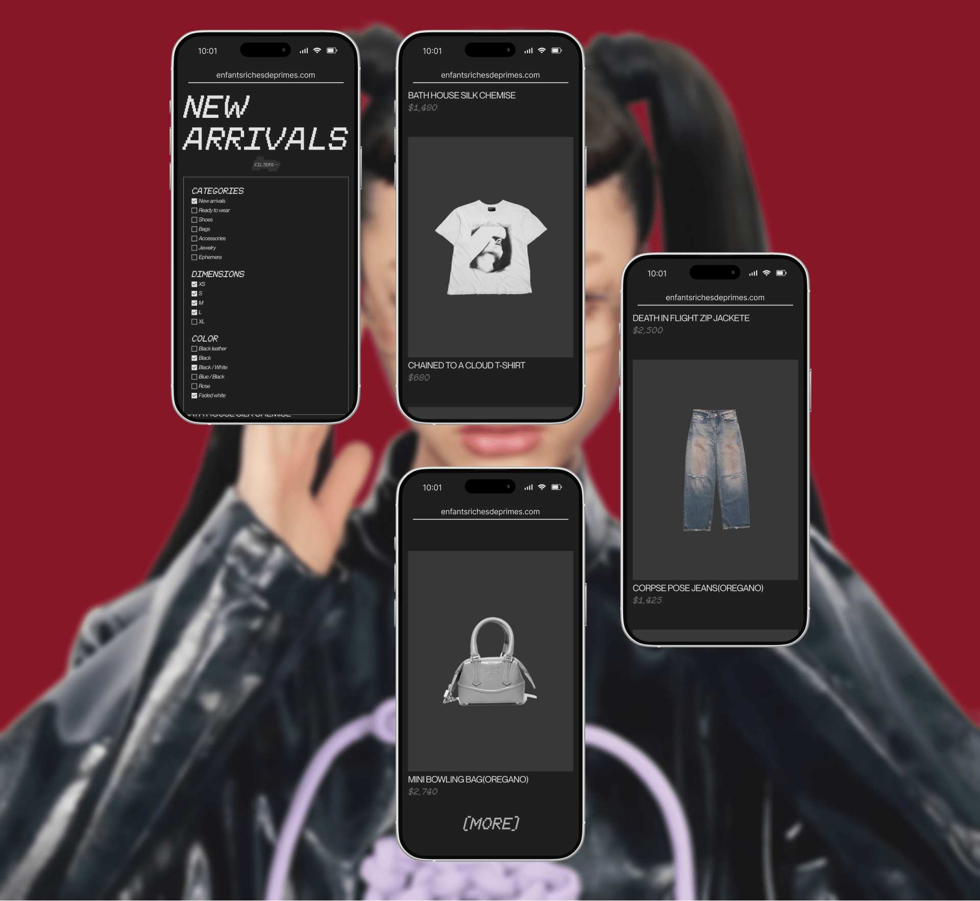 ENFANTS RICHES DÉPRIMÉS | E-commerce — Изображение №7 — Интерфейсы, Анимация на Dprofile