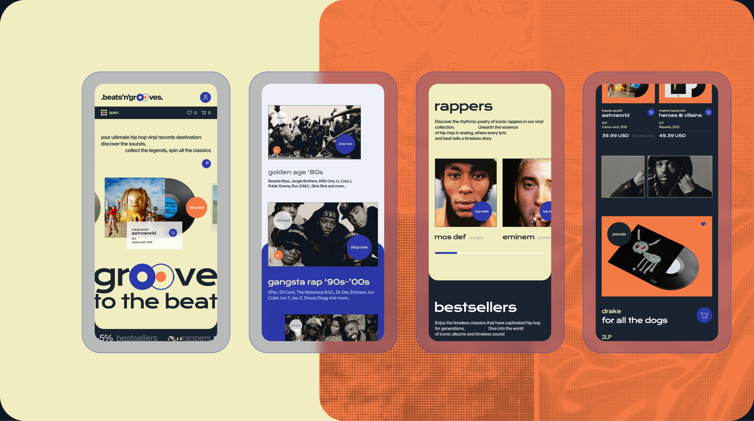 BEATS'N'GROOVES — Изображение №7 — Интерфейсы на Dprofile