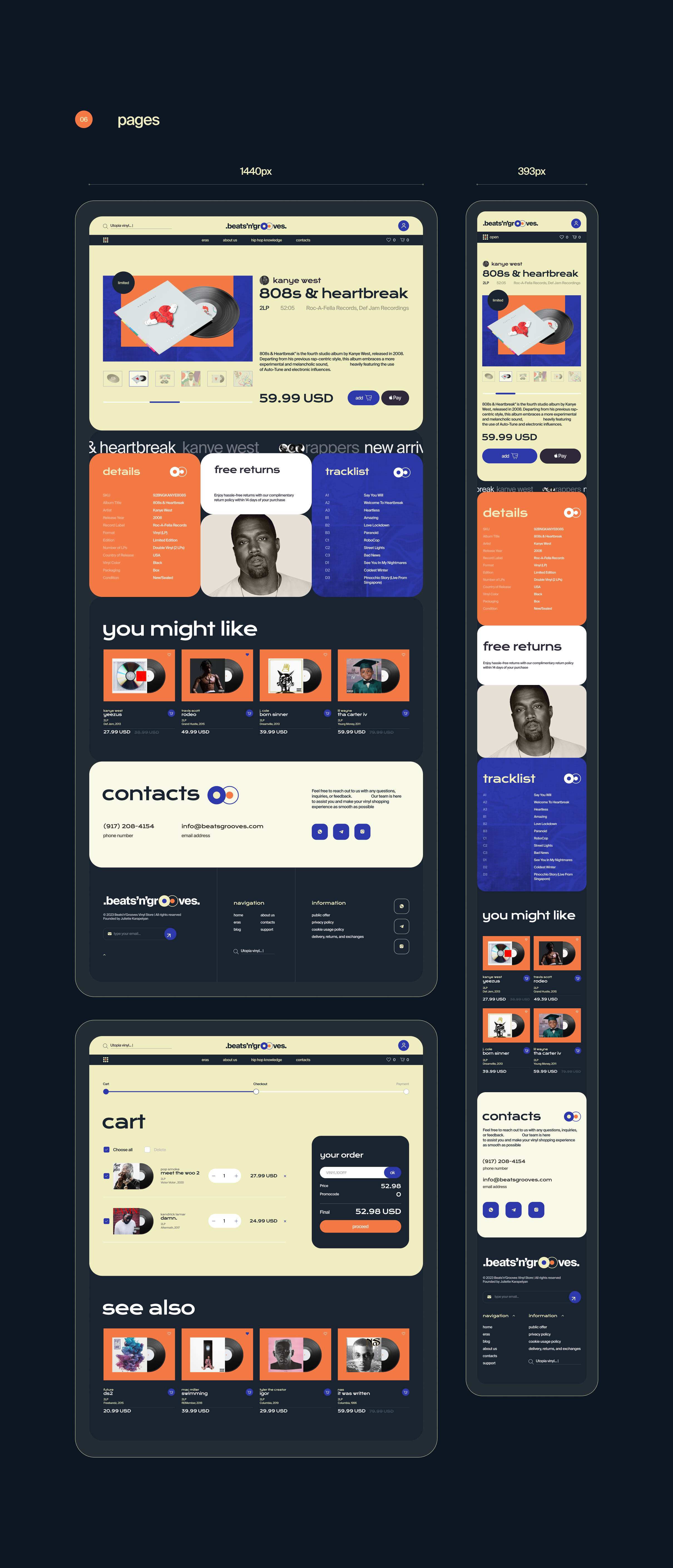 BEATS'N'GROOVES — Изображение №9 — Интерфейсы на Dprofile