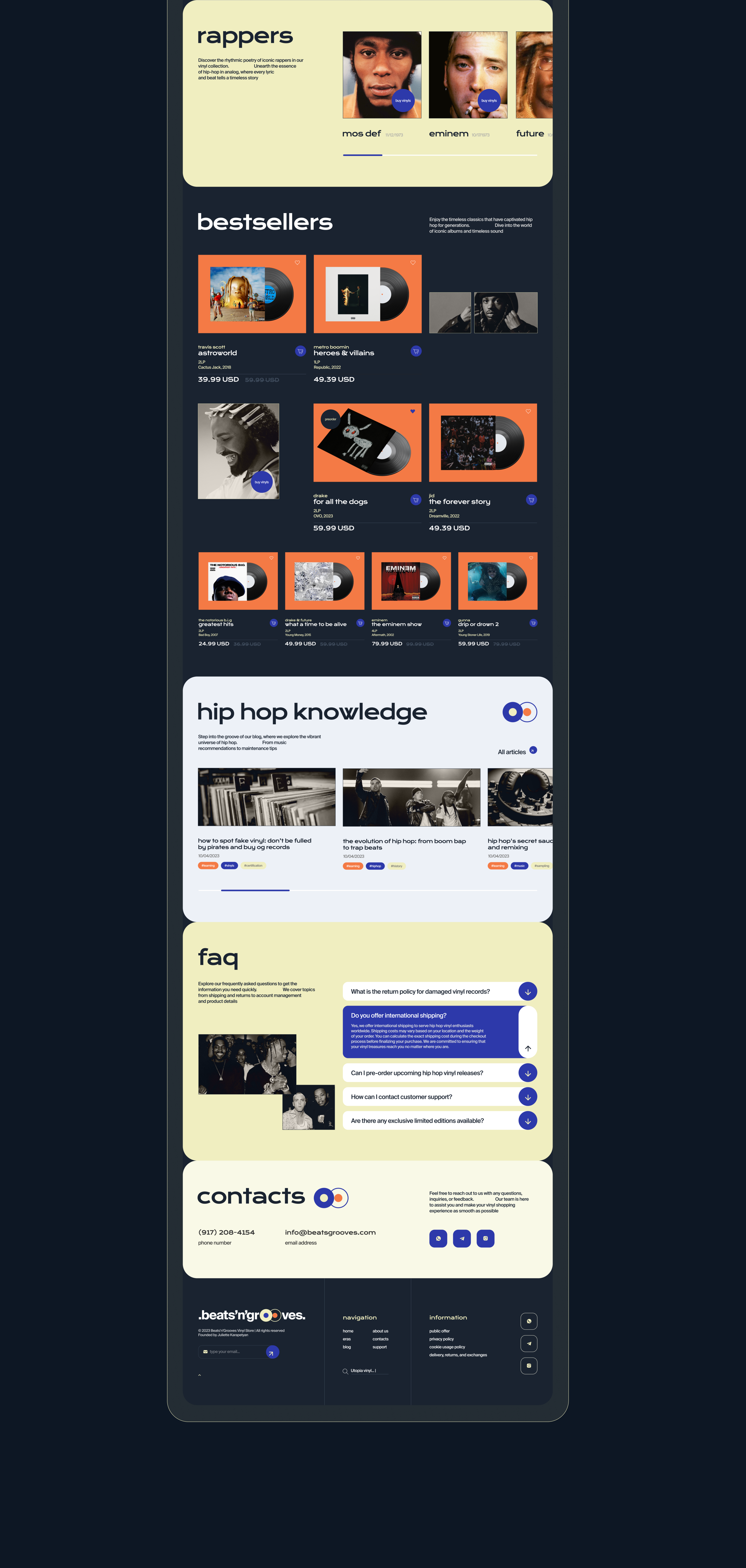 BEATS'N'GROOVES — Изображение №6 — Интерфейсы на Dprofile