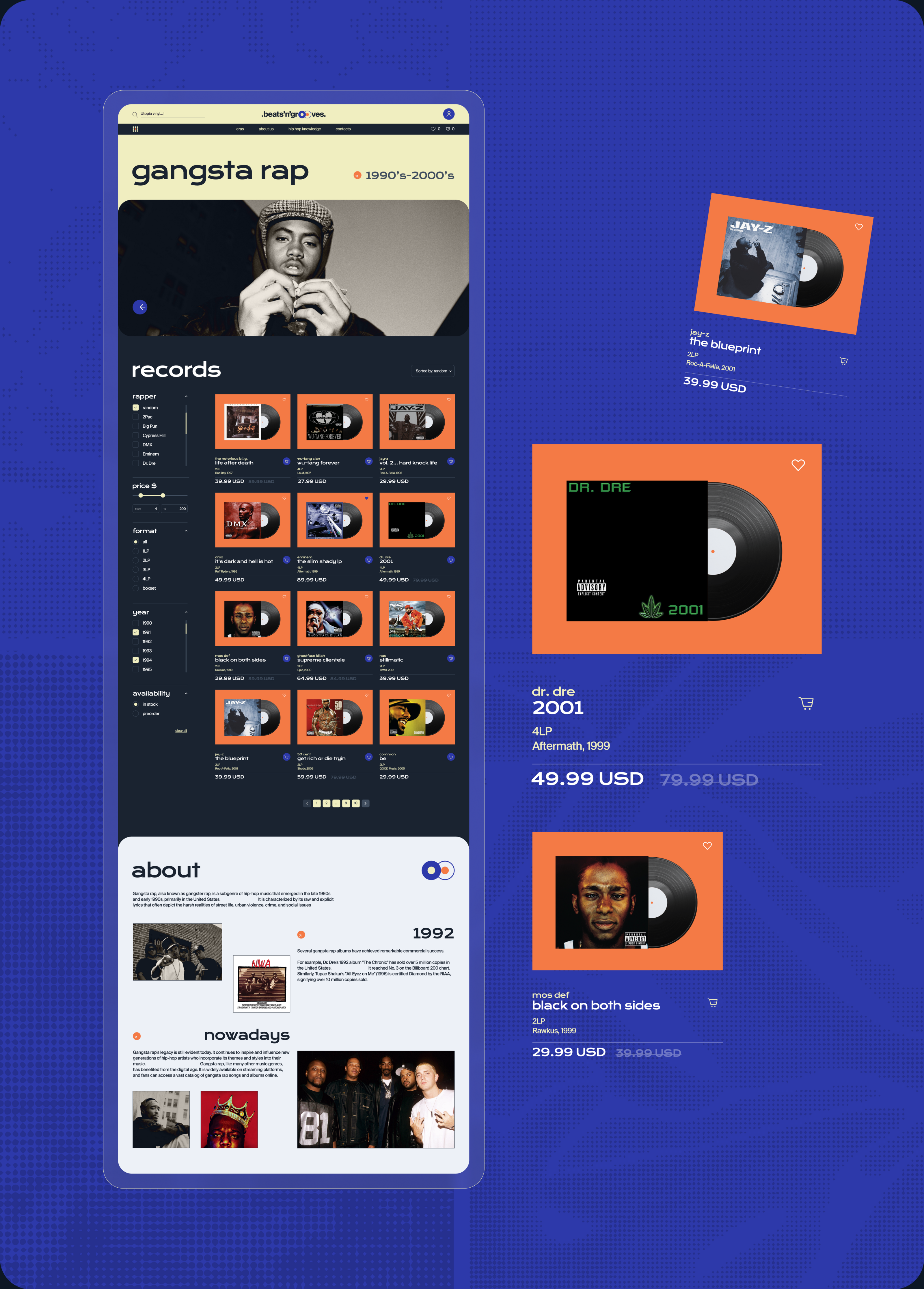 BEATS'N'GROOVES — Изображение №8 — Интерфейсы на Dprofile