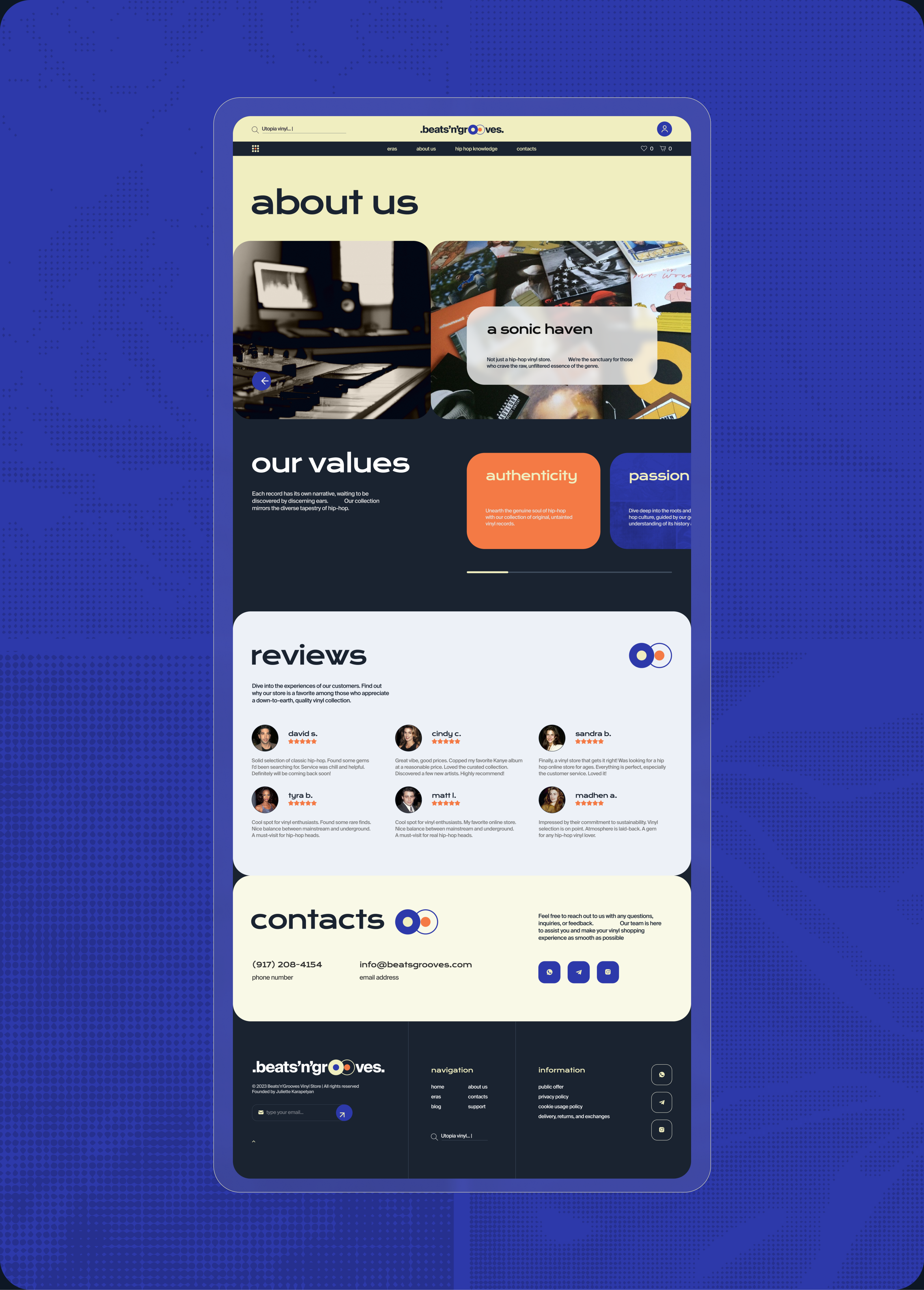 BEATS'N'GROOVES — Изображение №10 — Интерфейсы на Dprofile