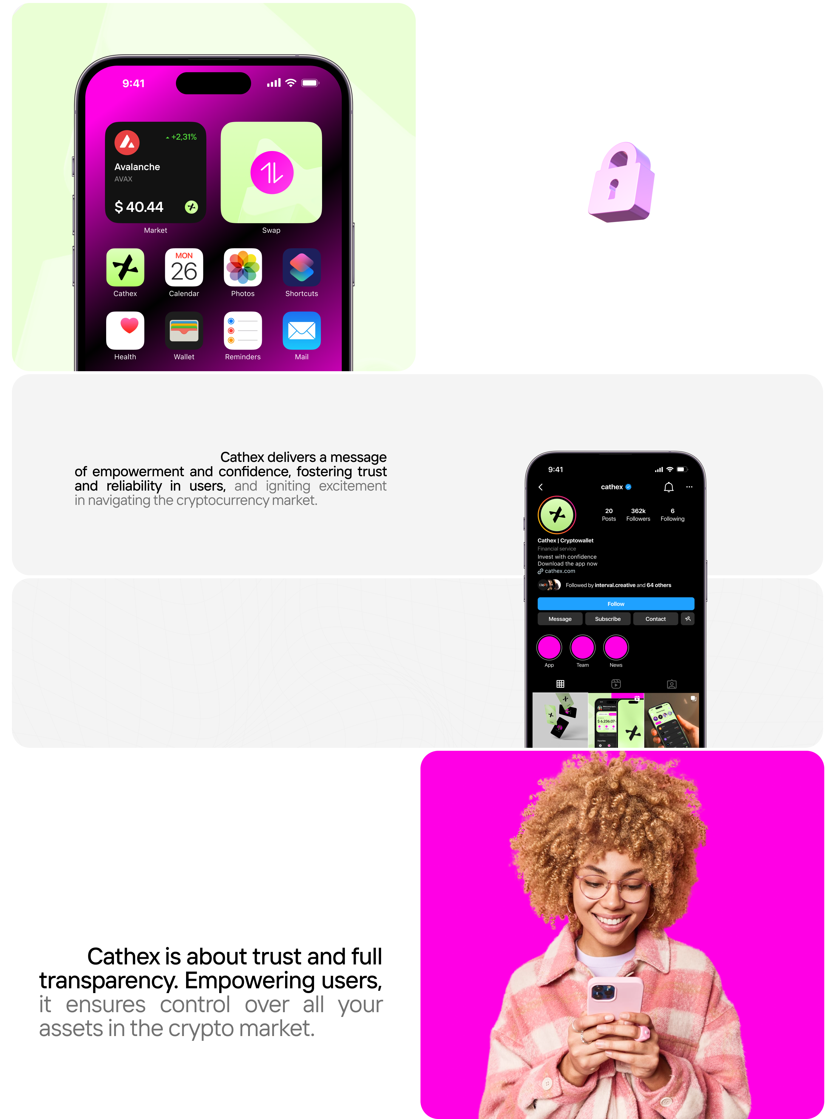 CATHEX DAPP — Изображение №4 — Интерфейсы, Брендинг на Dprofile
