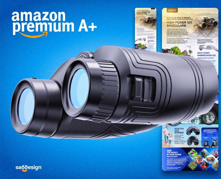 Binocular: Amazon Premium A+ Content Design — Графика, 3D на Dprofile
