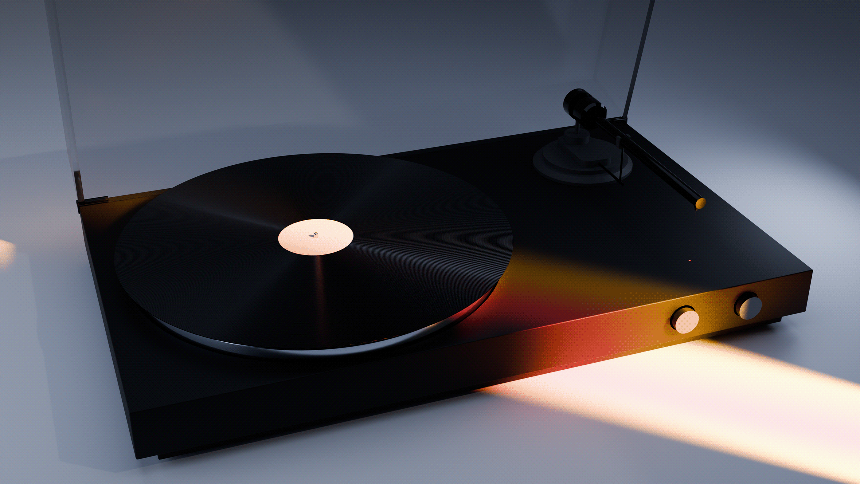Minimalist Vinyl Turntable — Изображение №3 — Иллюстрация, 3D на Dprofile