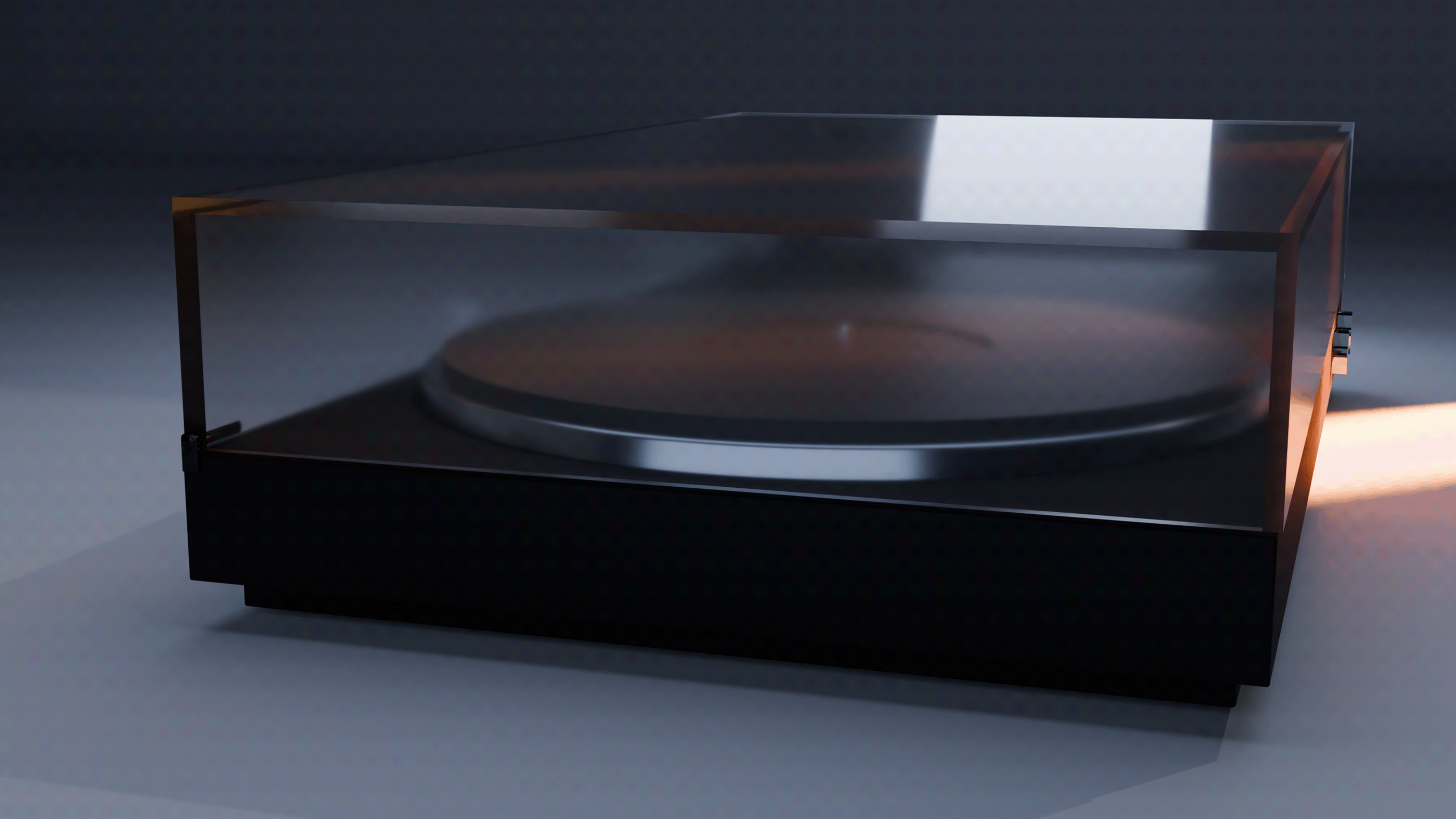 Minimalist Vinyl Turntable — Изображение №11 — Иллюстрация, 3D на Dprofile