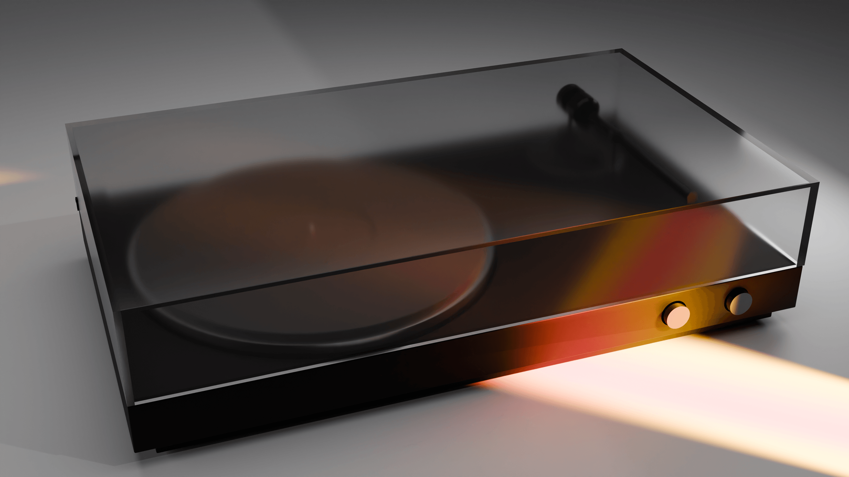 Minimalist Vinyl Turntable — Изображение №6 — Иллюстрация, 3D на Dprofile