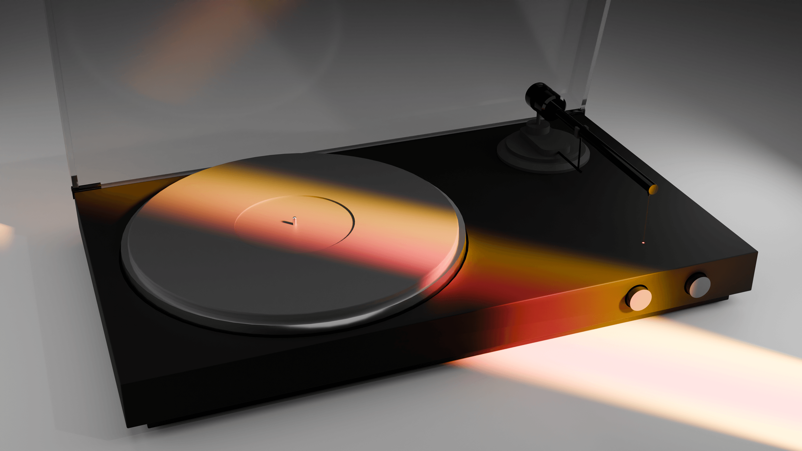 Minimalist Vinyl Turntable — Изображение №2 — Иллюстрация, 3D на Dprofile
