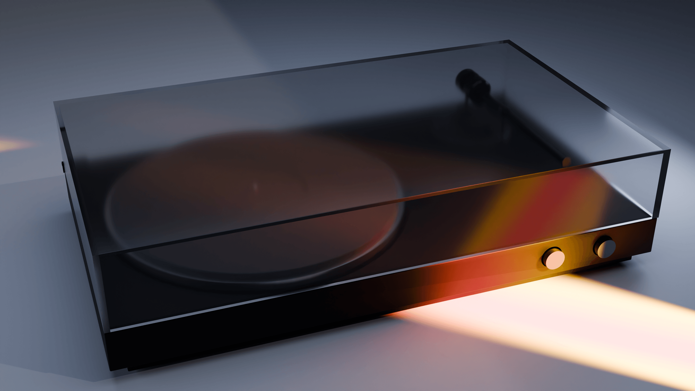 Minimalist Vinyl Turntable — Изображение №5 — Иллюстрация, 3D на Dprofile