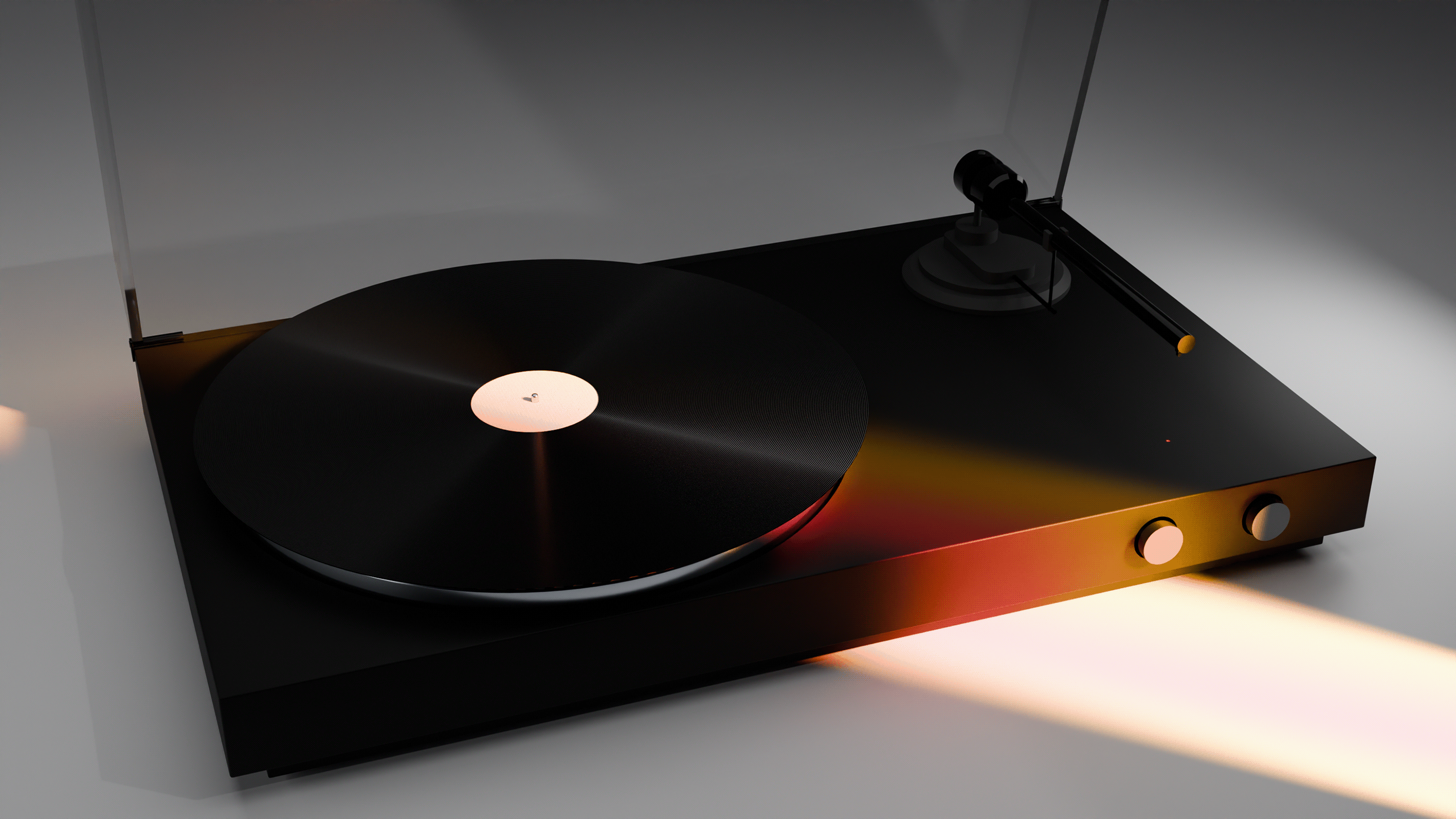 Minimalist Vinyl Turntable — Изображение №4 — Иллюстрация, 3D на Dprofile