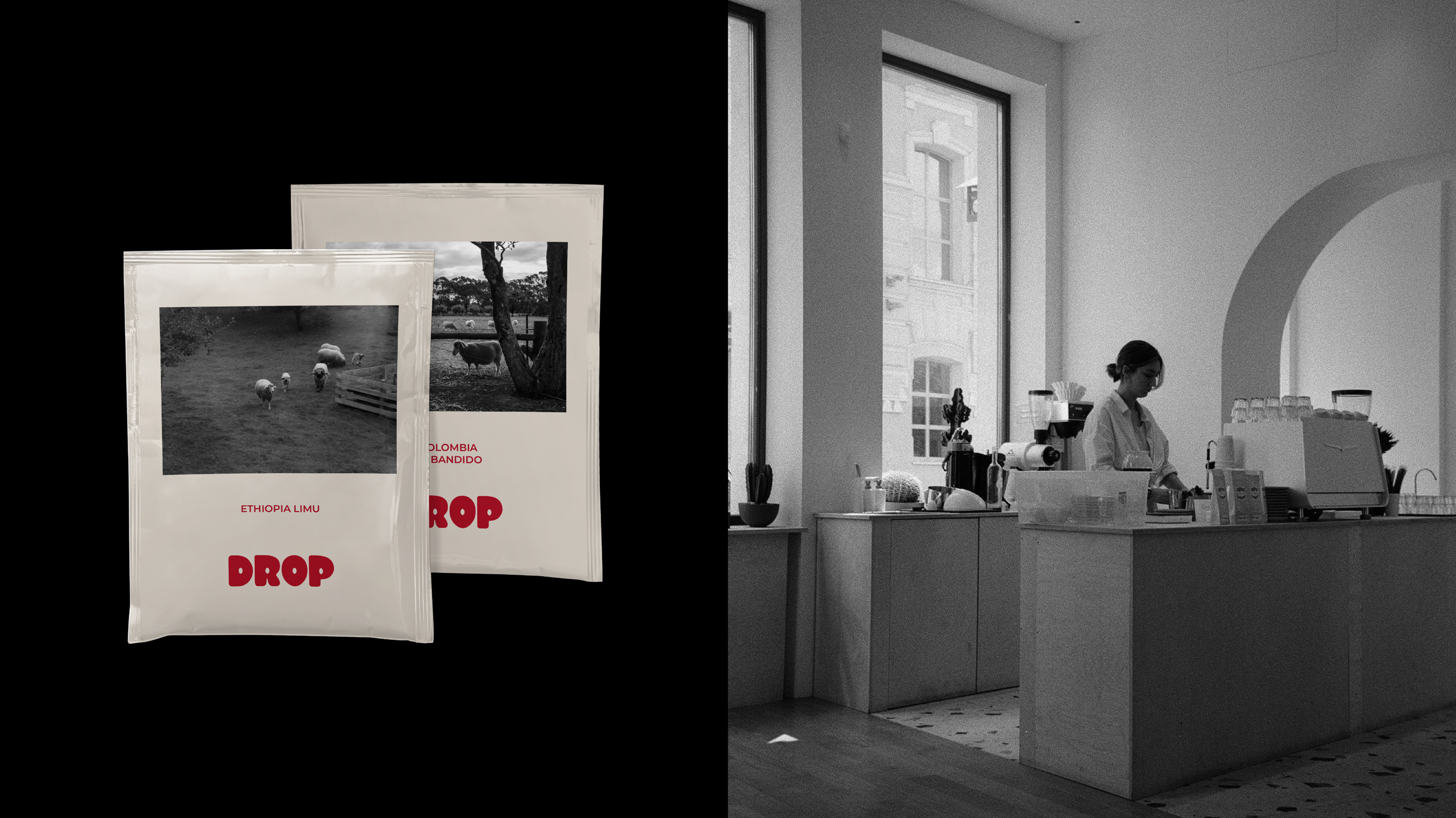 drop coffee / фирменный стиль / visual identity — Изображение №11 — Брендинг, Графика на Dprofile