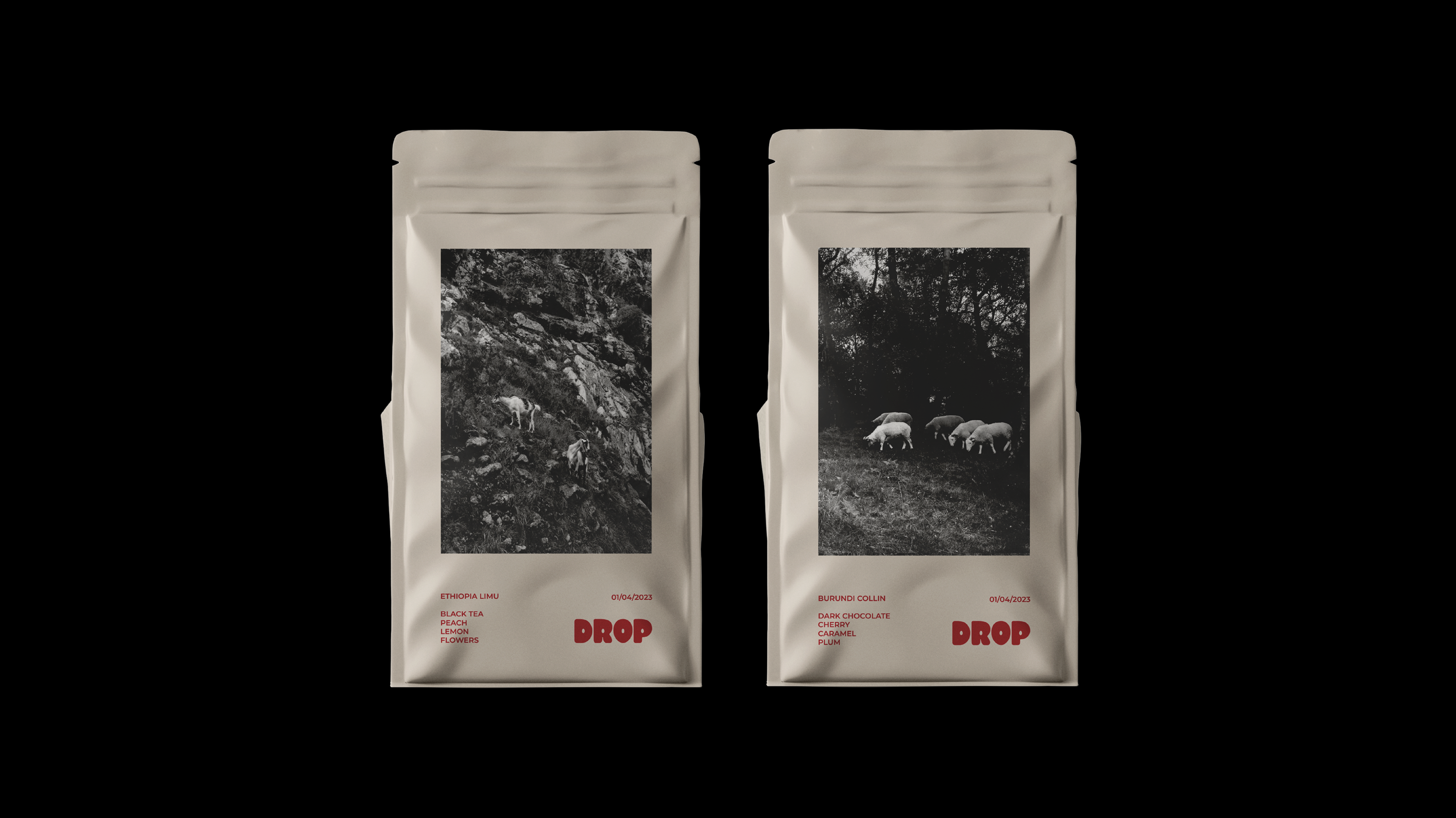 drop coffee / фирменный стиль / visual identity — Изображение №6 — Брендинг, Графика на Dprofile