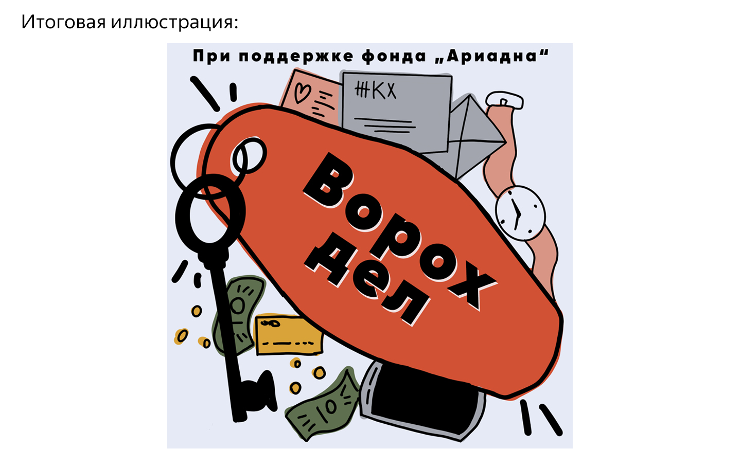 Обложка подкаста "Ворох дел" — Изображение №3 — Иллюстрация на Dprofile