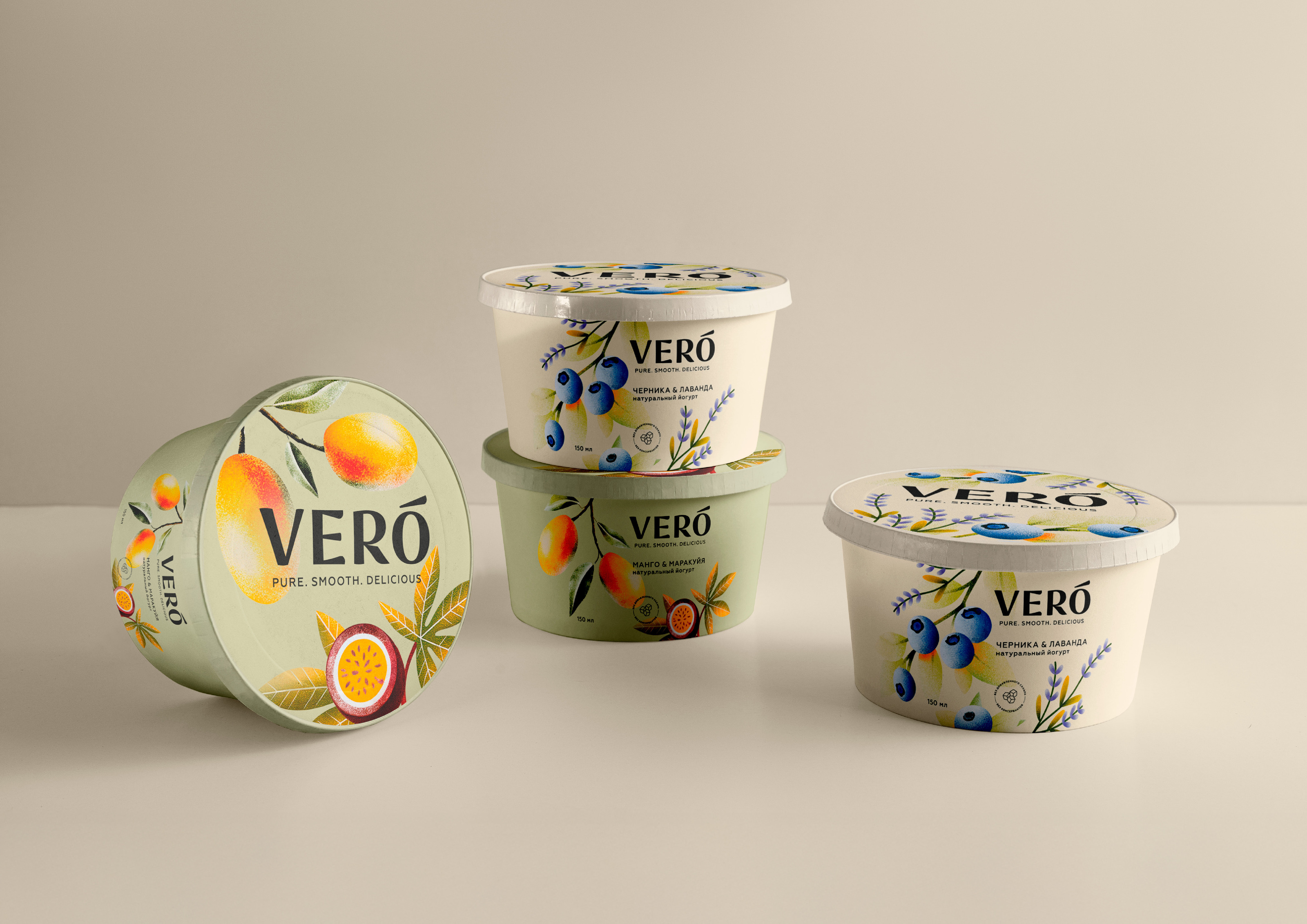 Дизайн упаковки | Йогурт Vero — Изображение №16 — Брендинг, Графика на Dprofile