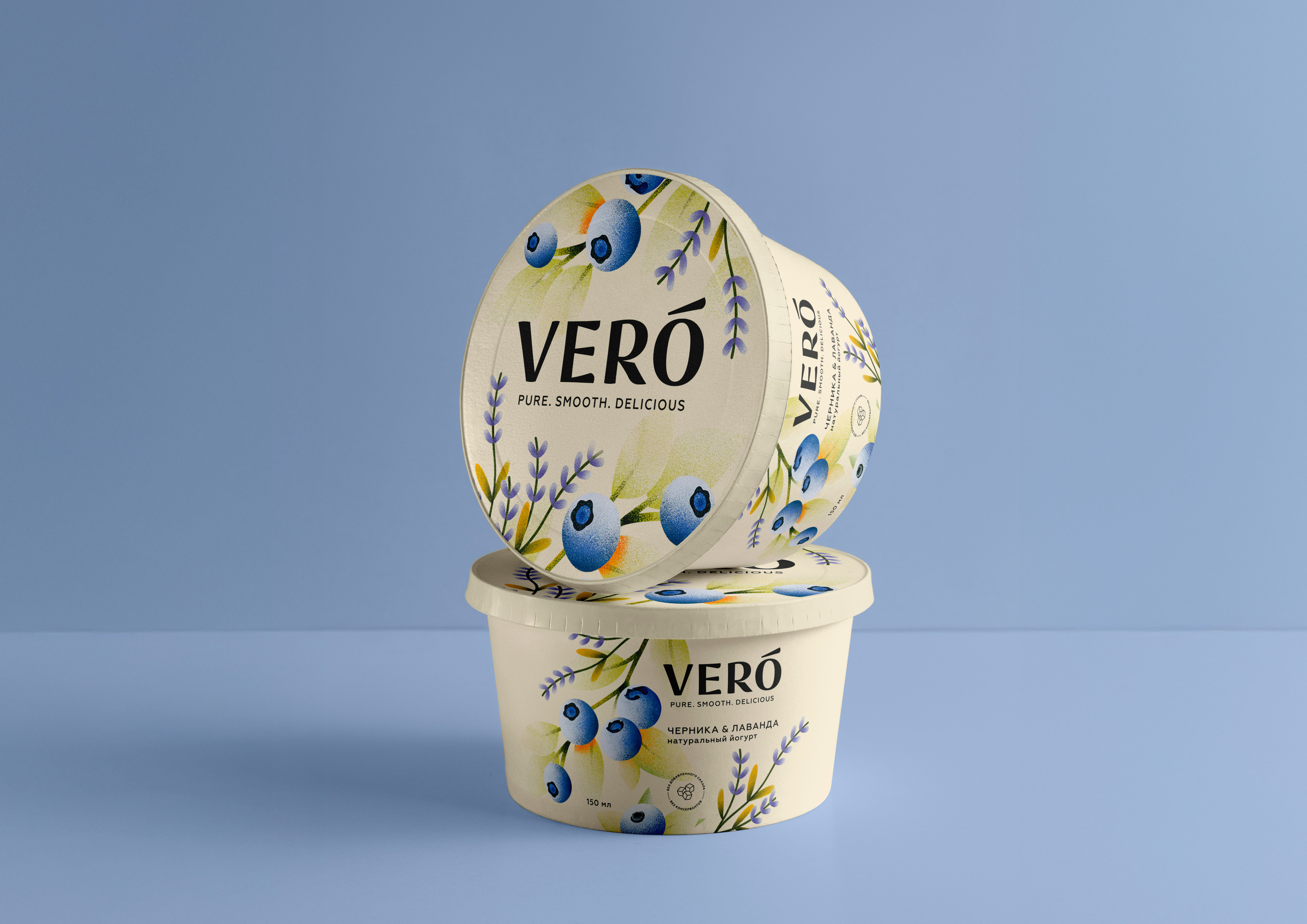 Дизайн упаковки | Йогурт Vero — Изображение №2 — Брендинг, Графика на Dprofile