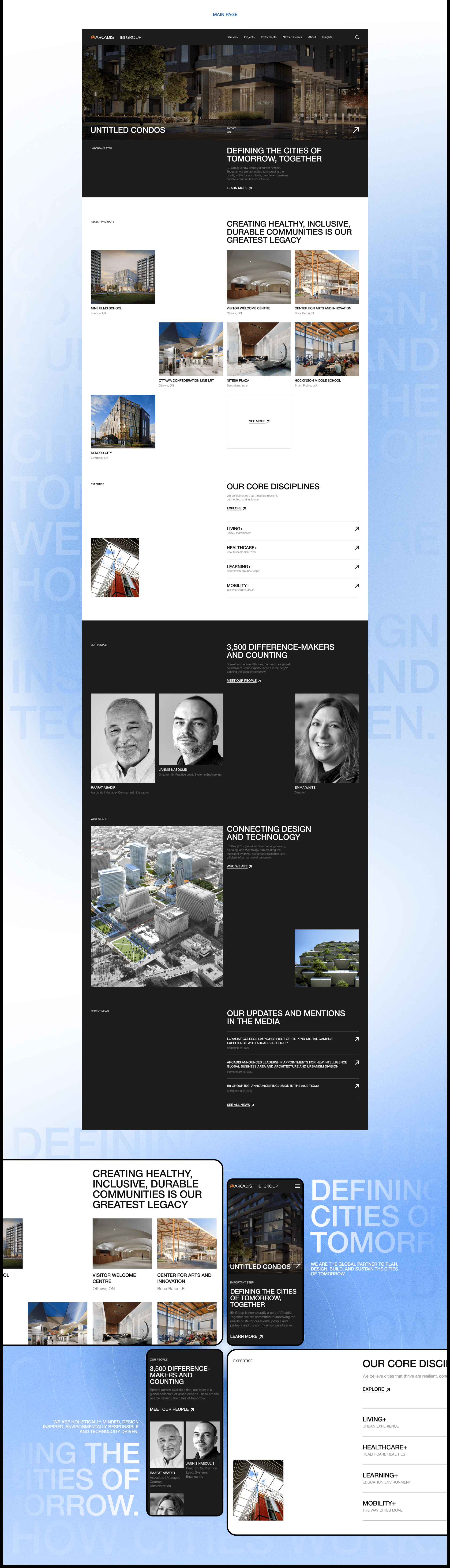 IBI Group - Corporate Website Redesign — Изображение №2 — Интерфейсы на Dprofile