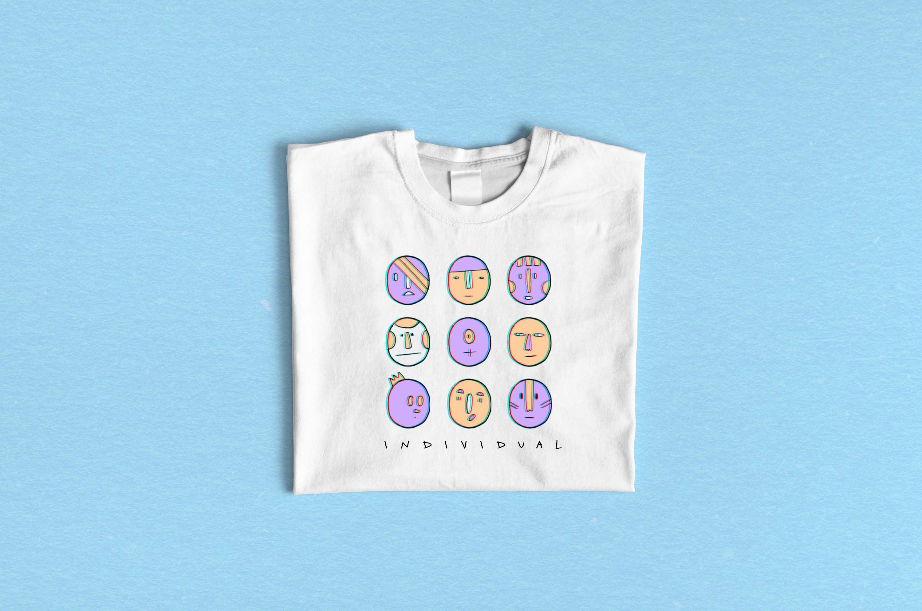 LINE AND SPOT. minimalistic graphics and color — Изображение №7 — Иллюстрация на Dprofile