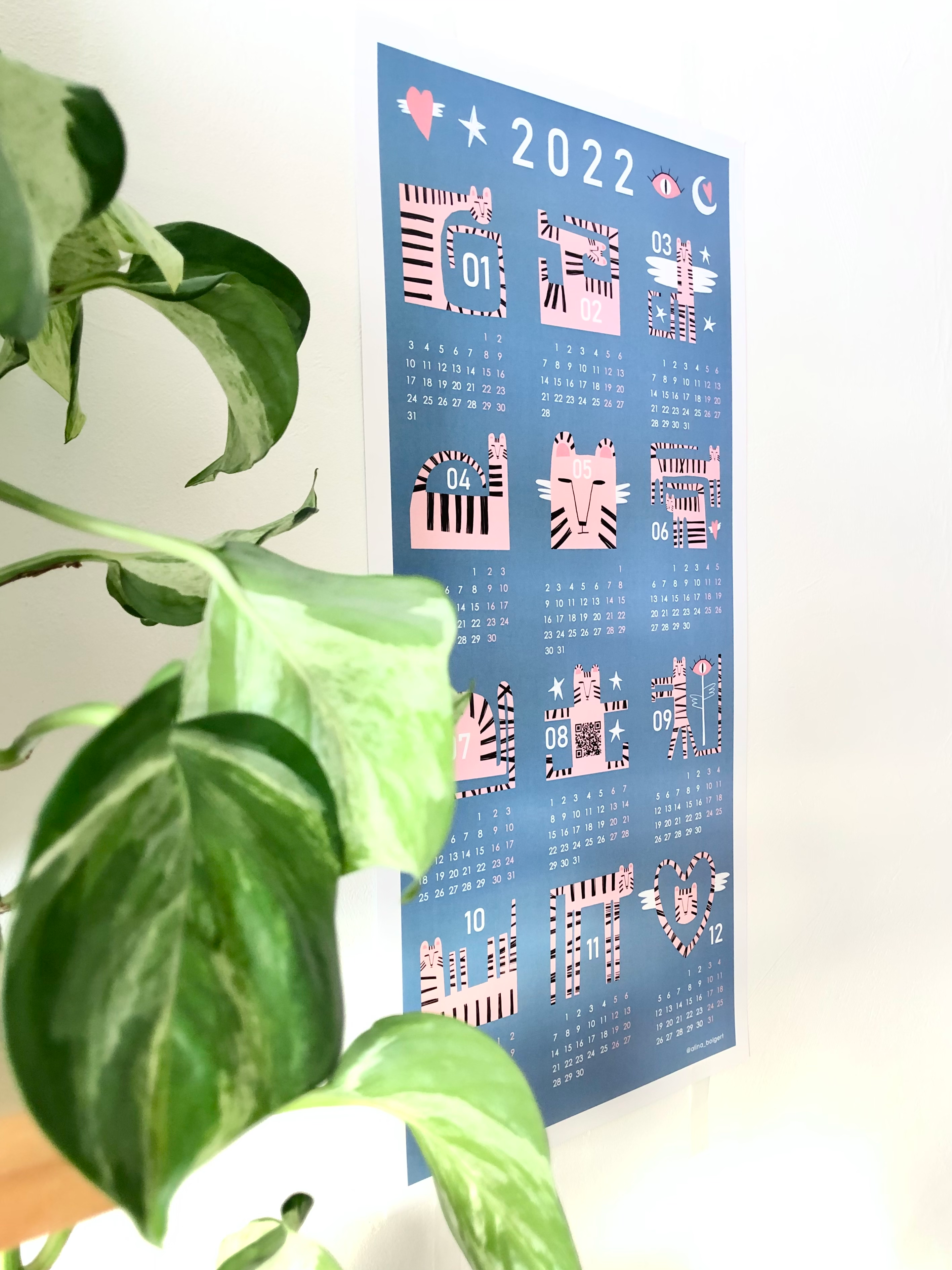 TIGER CALENDAR 2022 — Изображение №13 — Иллюстрация на Dprofile