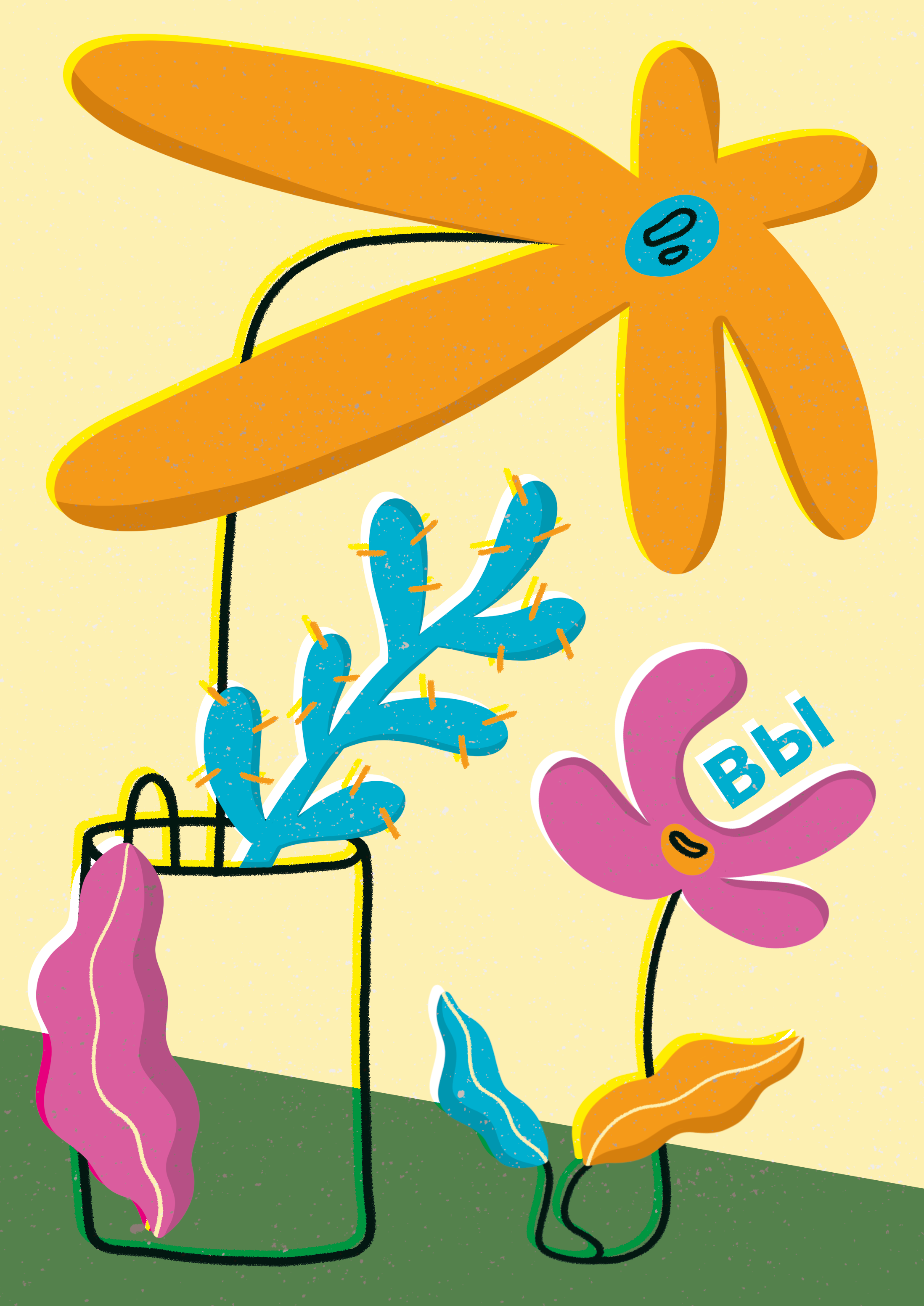 Illustrations for the newspaper about art "ВЫ" — Изображение №8 — Иллюстрация на Dprofile