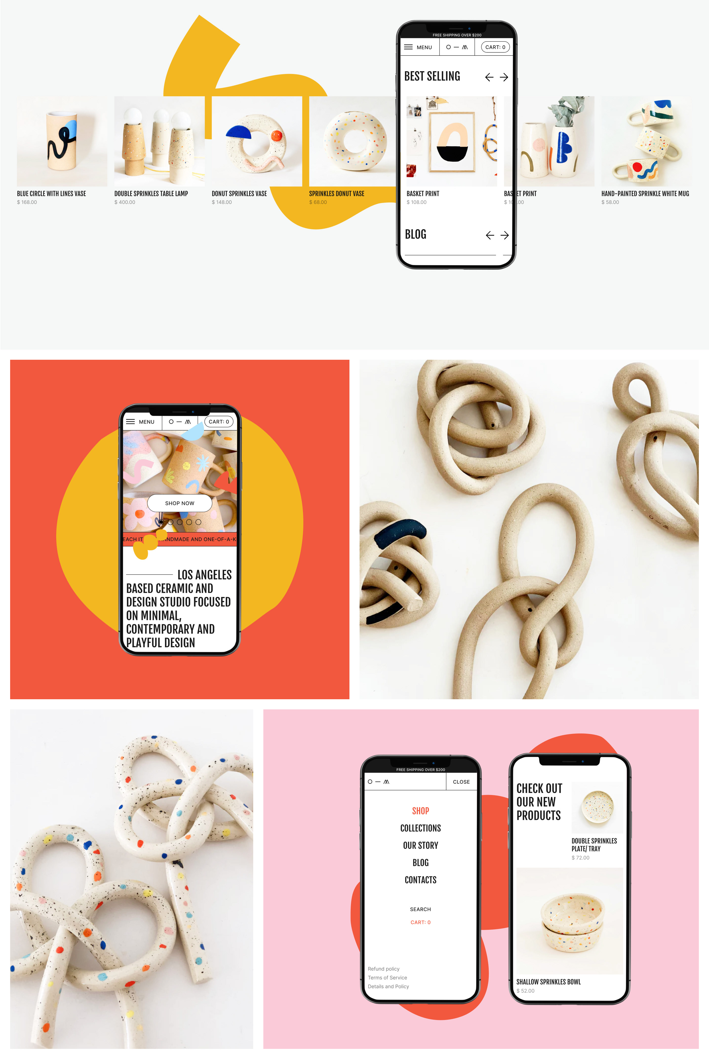 Ceramic and design studio online-store redesign — Изображение №5 — Интерфейсы, Анимация на Dprofile