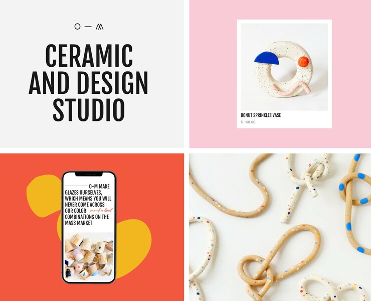 Ceramic and design studio online-store redesign на Dprofile