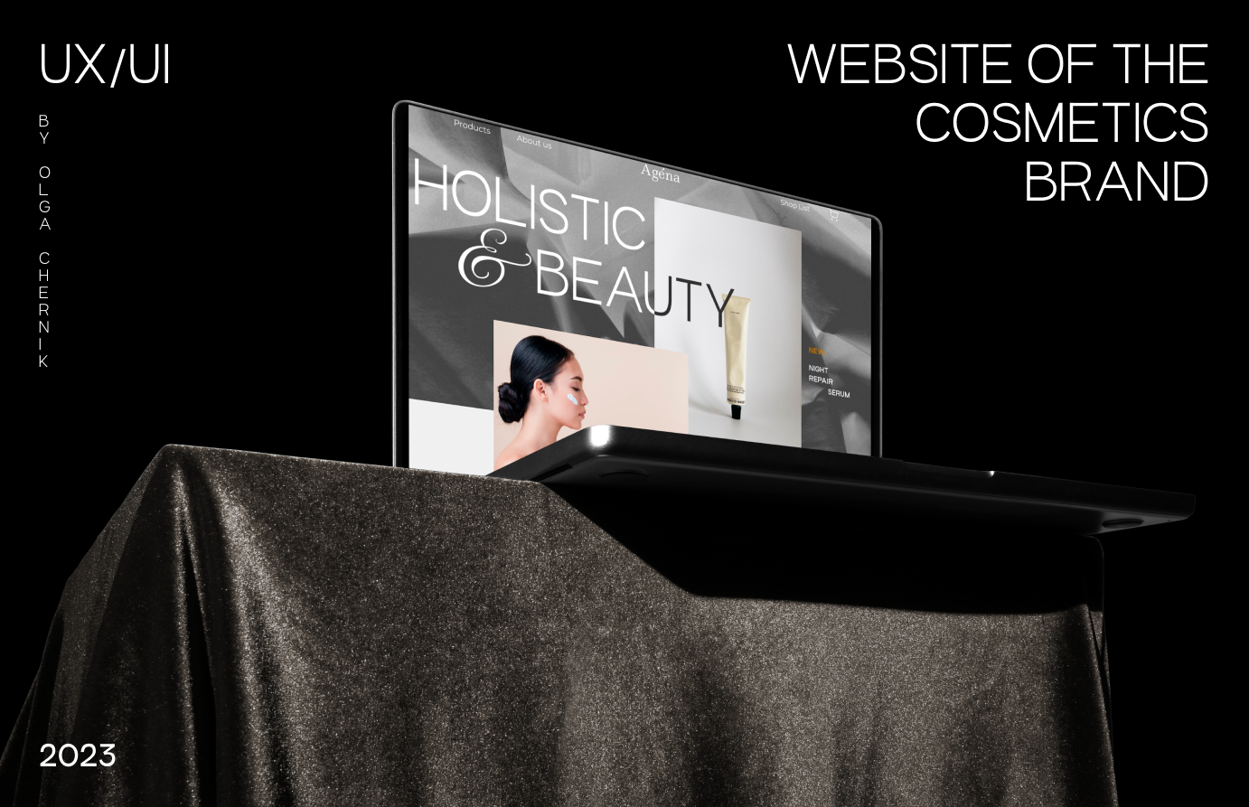 WEBSITE of the COSMETICS BRAND — Изображение №1 — Интерфейсы на Dprofile