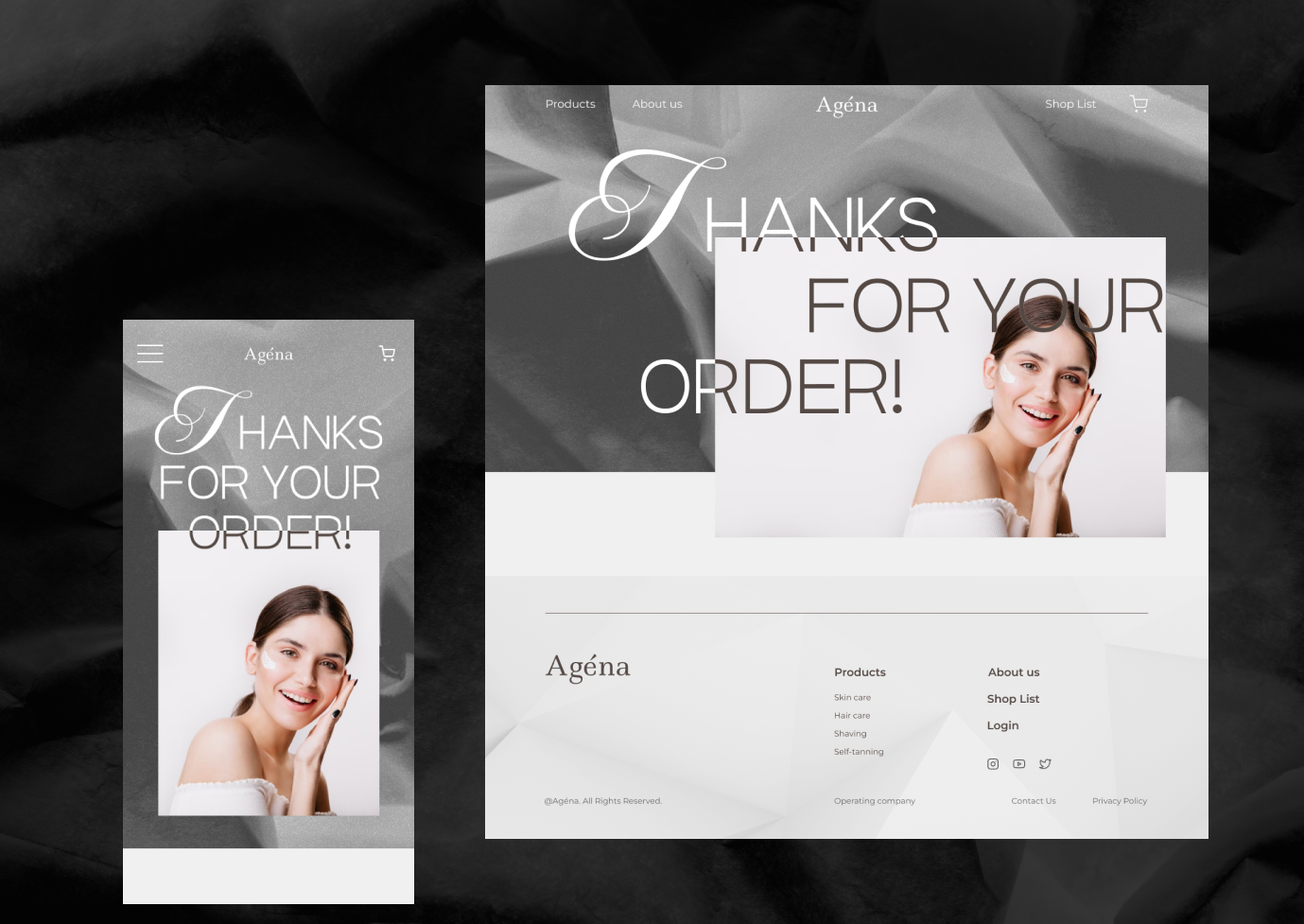 WEBSITE of the COSMETICS BRAND — Изображение №14 — Интерфейсы на Dprofile