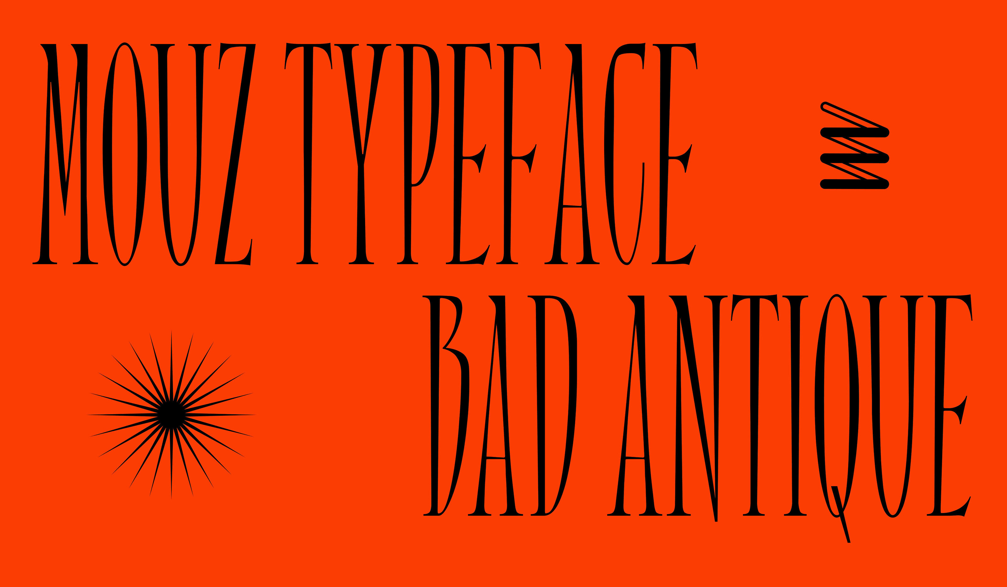 Mouz Typeface — Bad Serif — Изображение №1 — Графика на Dprofile