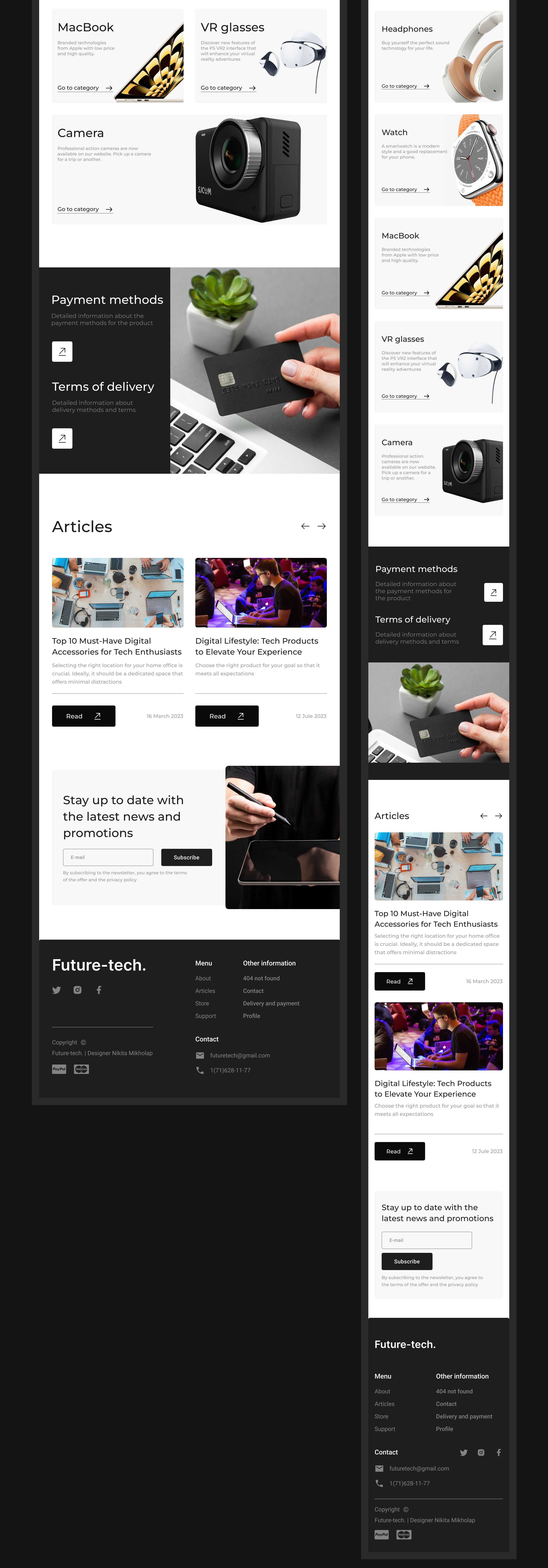 Website | Future-tech. — Изображение №9 — Брендинг, Маркетинг на Dprofile