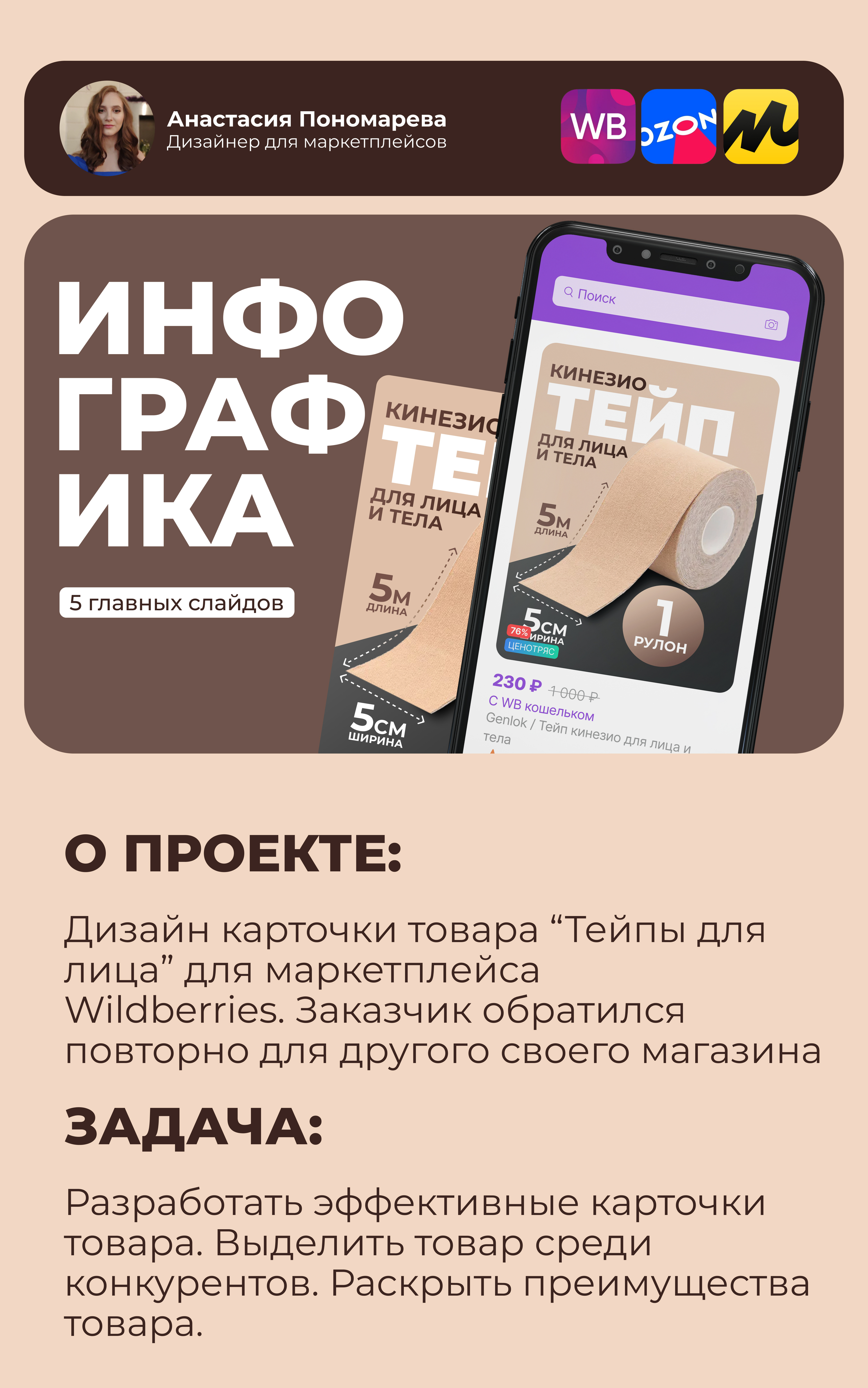 Инфографика для маркетплейса, Дизайн карточек — Изображение №1 — Графика, Маркетинг на Dprofile