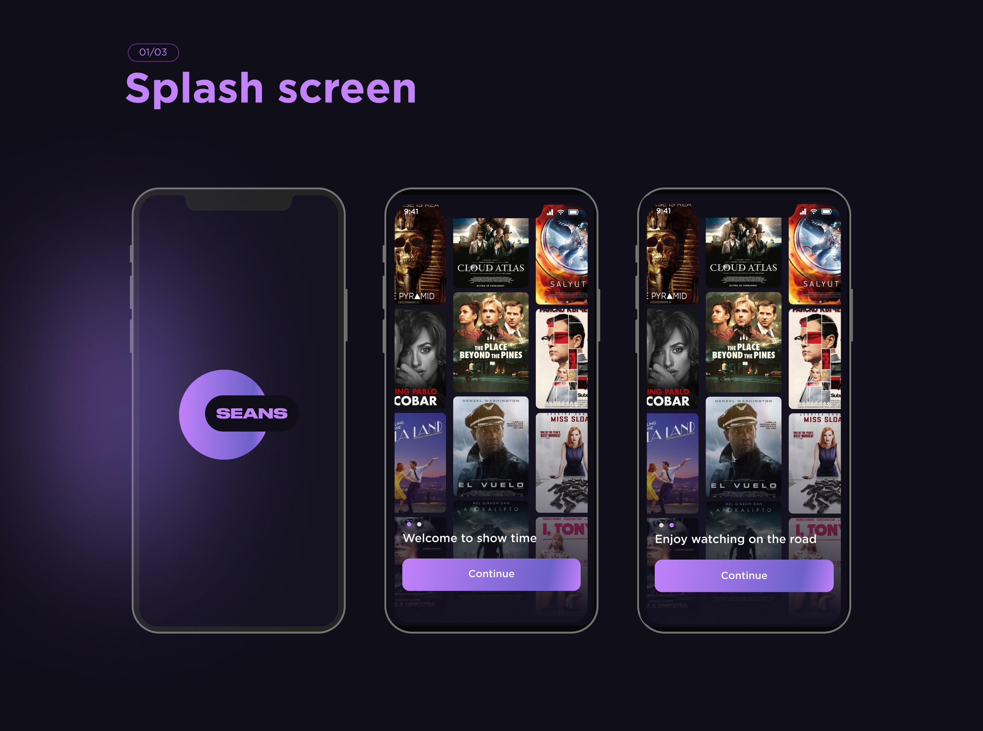 Cinema SEANS — Изображение №7 — Интерфейсы, Брендинг на Dprofile