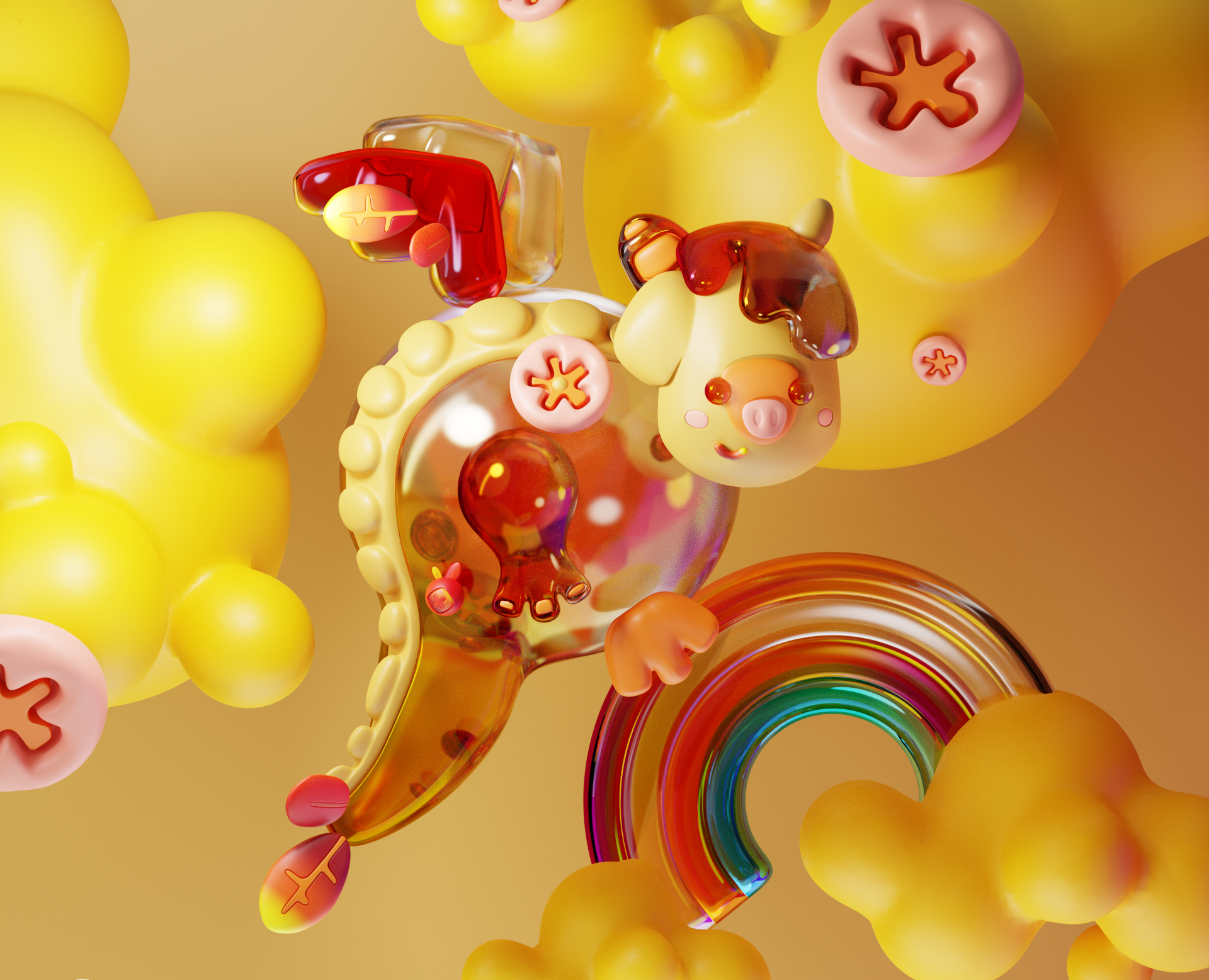 Tea 3D illustrations на Dprofile