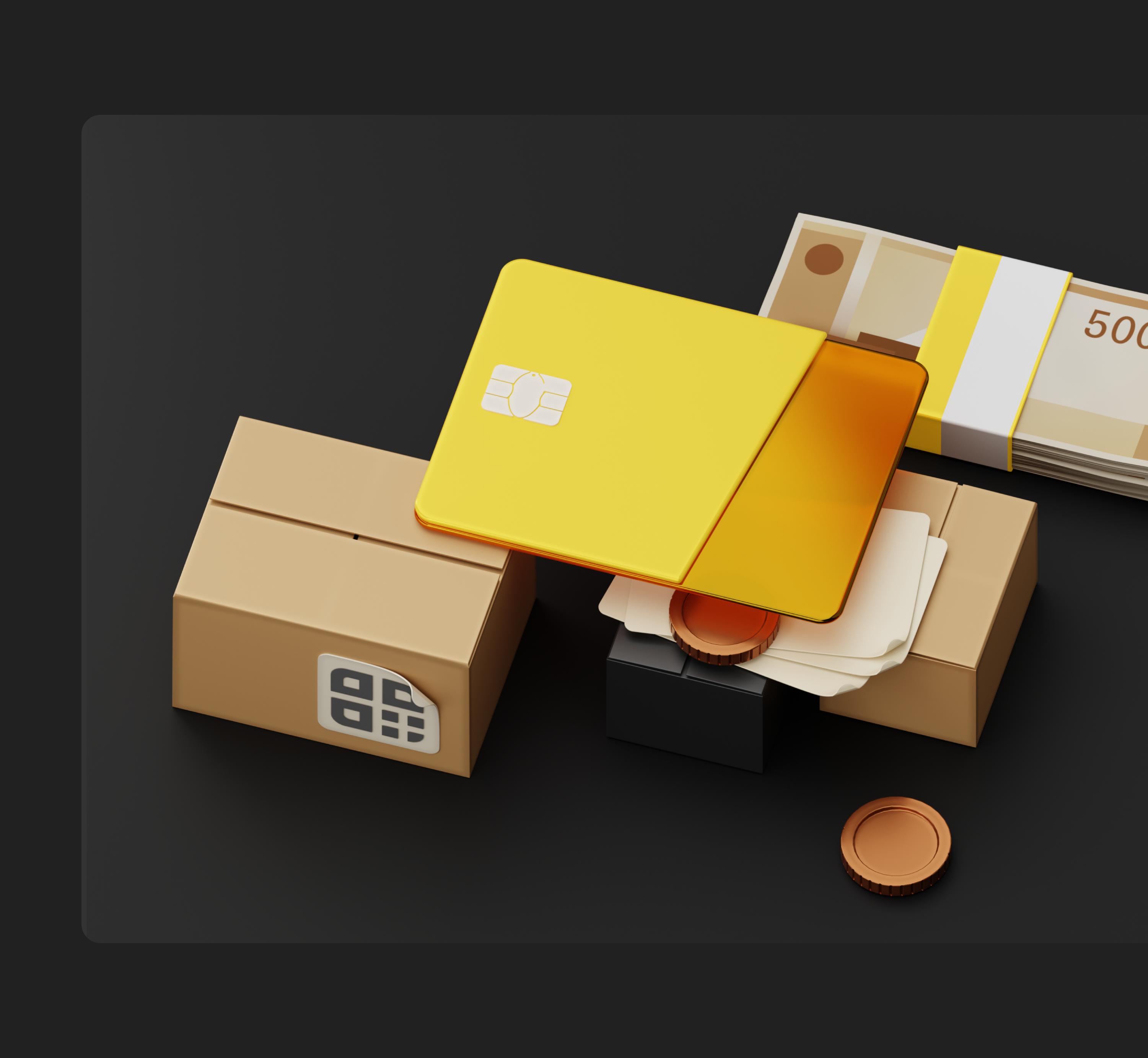 KV fintech. 3D drafts for T-bank communications — Изображение №8 — Иллюстрация, 3D на Dprofile