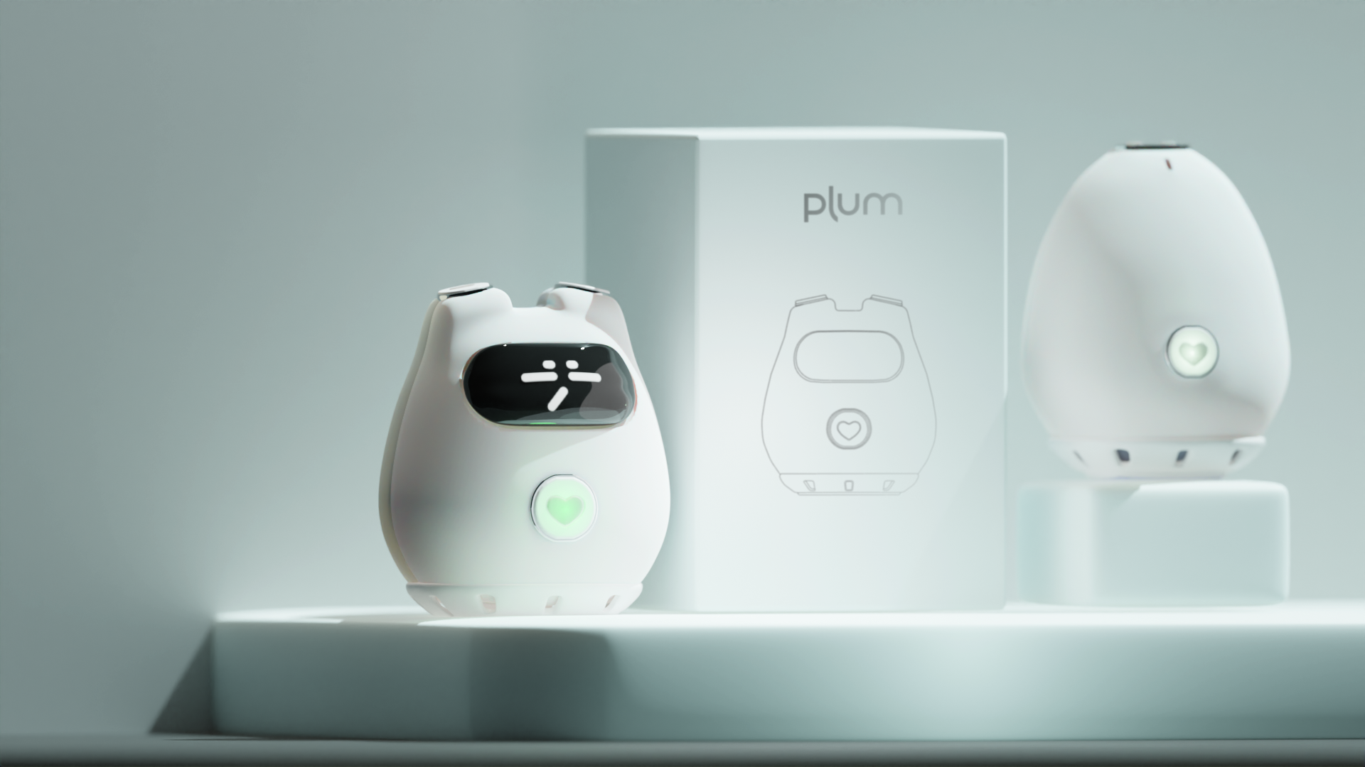 Plum voice assistant - product design 3d in blender — Изображение №13 — Брендинг, 3D на Dprofile