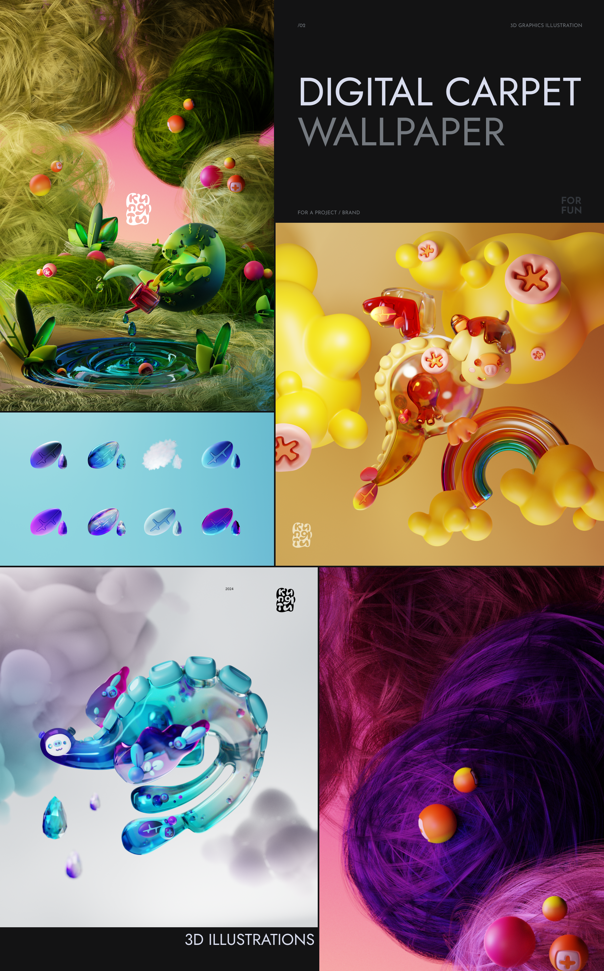 3D portfolio 2024 — Изображение №3 — Иллюстрация, 3D на Dprofile