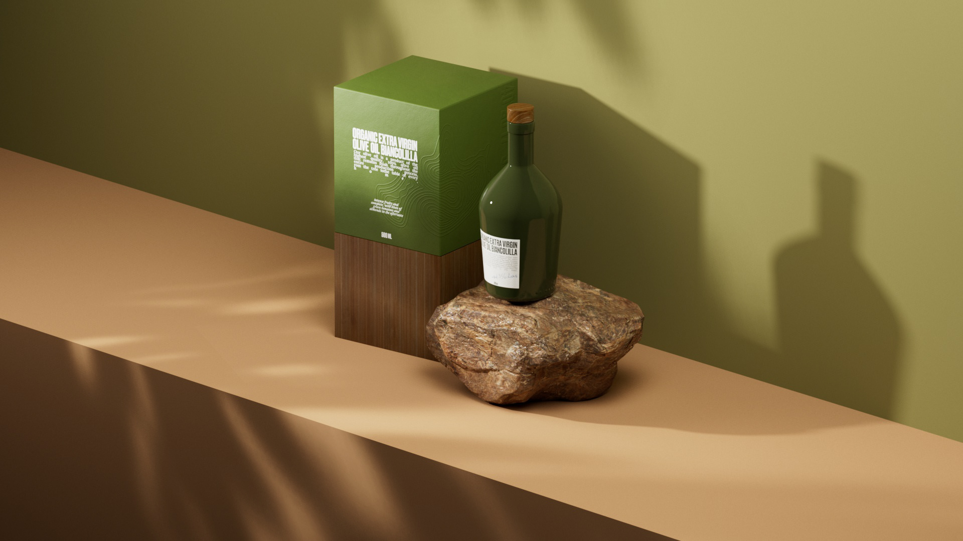 Extra olive oil Biancolila — Изображение №1 — Брендинг, 3D на Dprofile