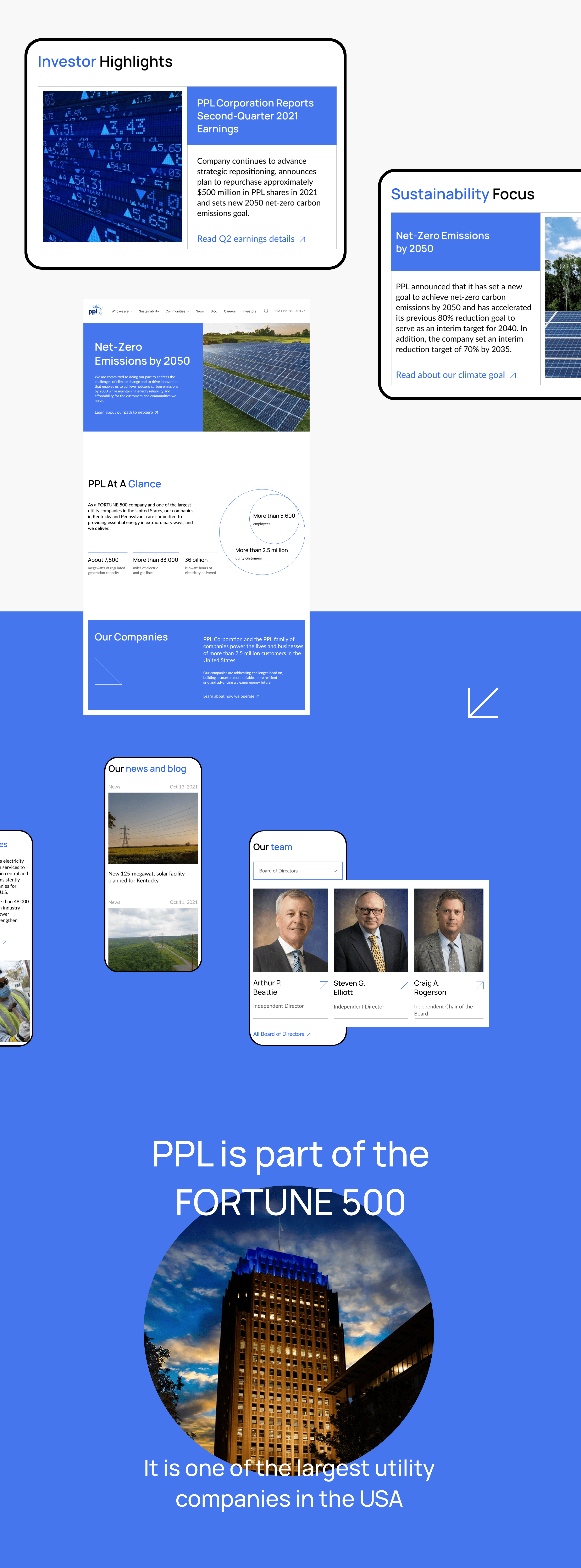 PPL Corporation - website redesign — Изображение №4 — Интерфейсы на Dprofile