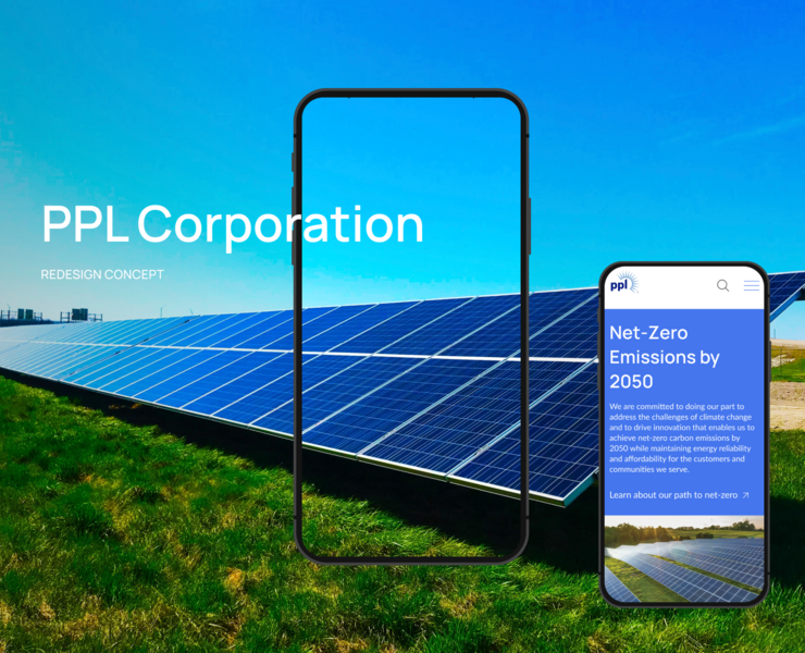 PPL Corporation - website redesign — Интерфейсы на Dprofile
