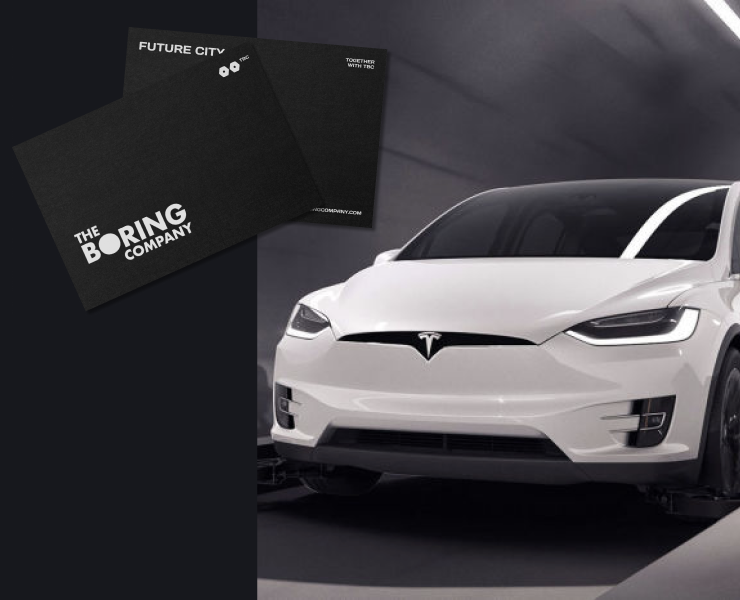 The Boring Company - corporate website — Интерфейсы на Dprofile