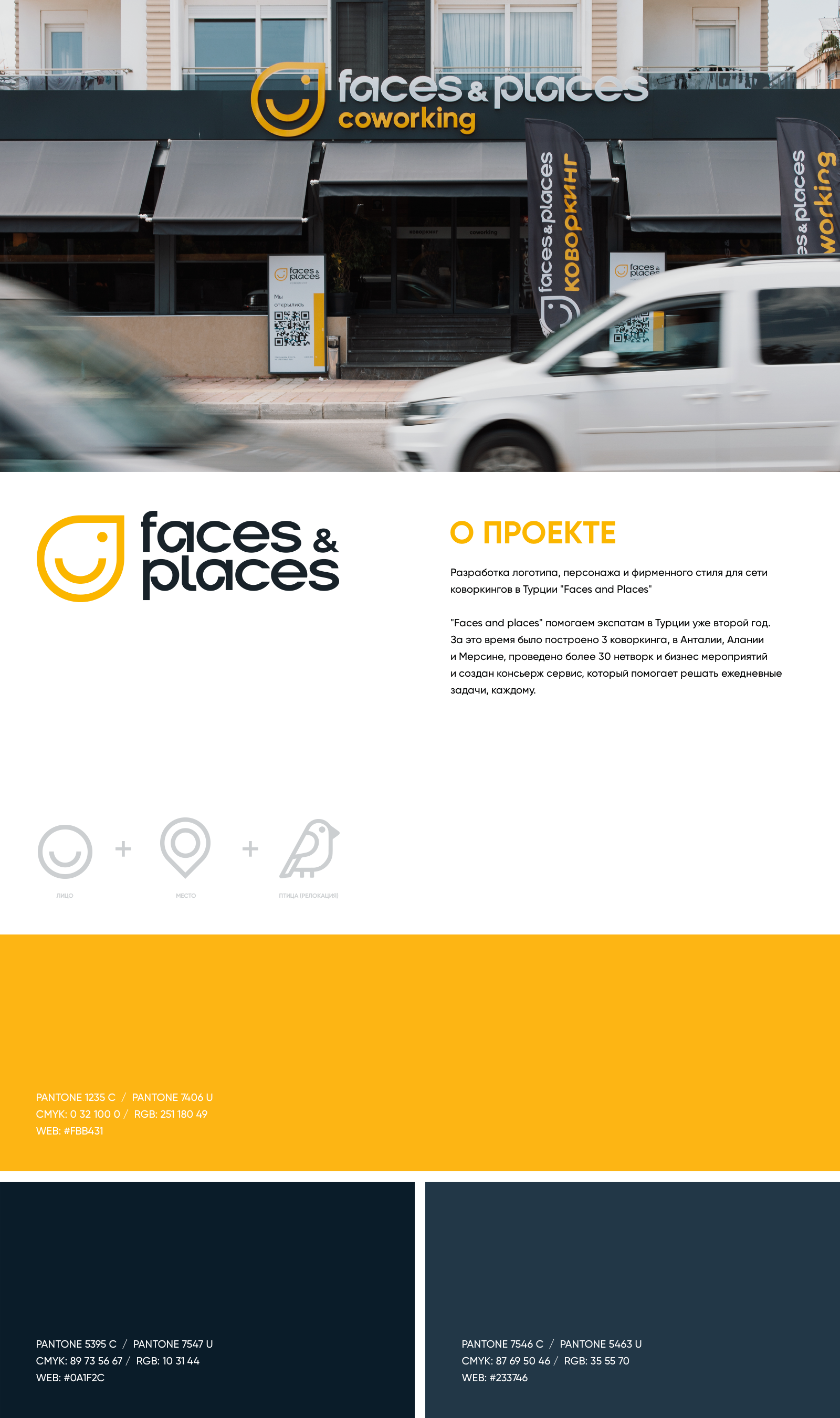 faces & places coworking — Изображение №1 — Брендинг на Dprofile