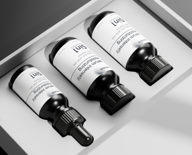 Дизайн упаковки косметики "bonalab" / package design на Dprofile