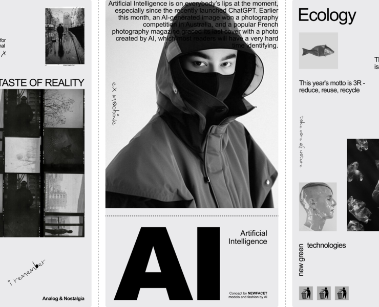 a series of posters about trends in fashion photography — Иллюстрация, Маркетинг на Dprofile