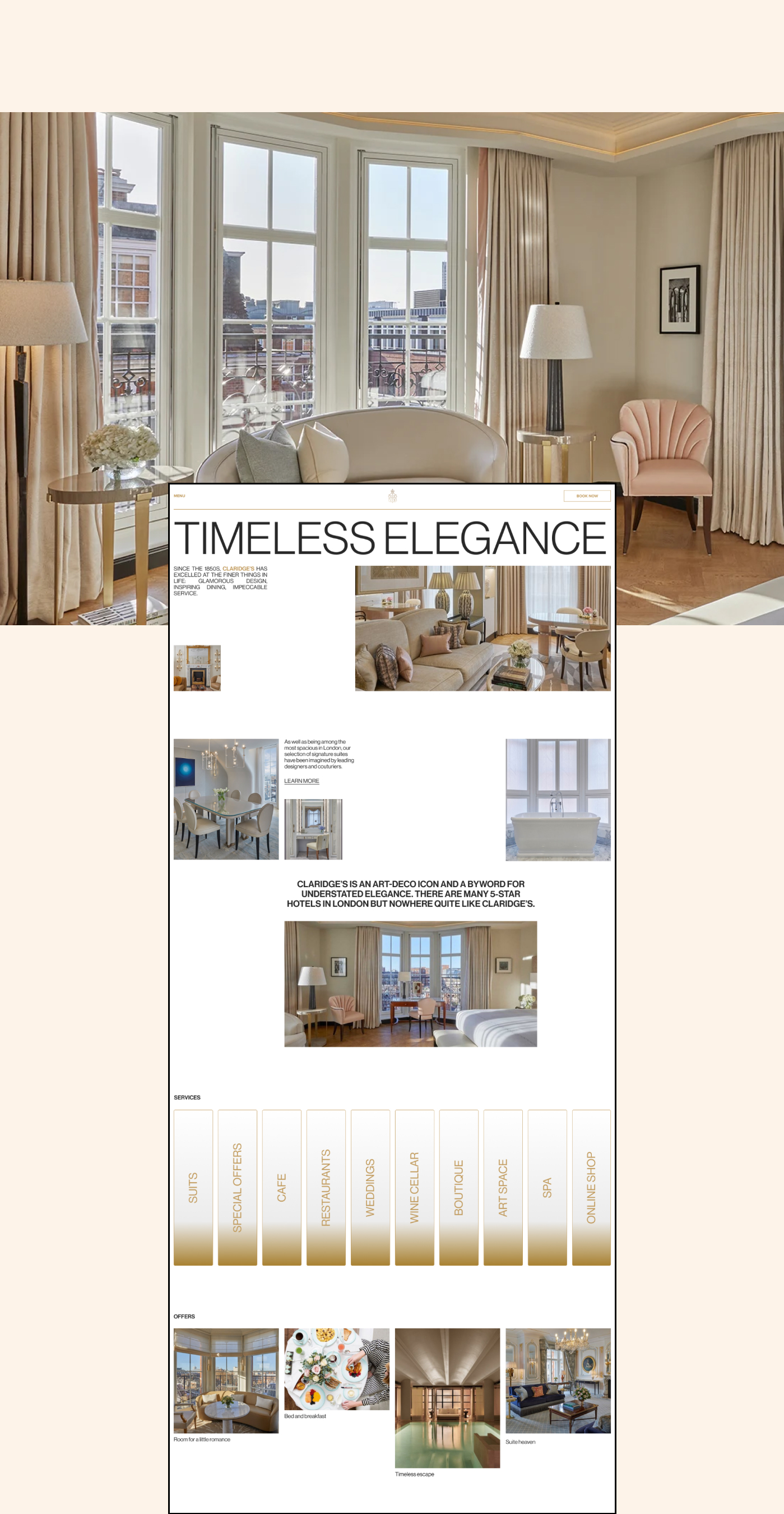 Hotel website redesign UX UI concept — Изображение №10 — Интерфейсы, Графика на Dprofile